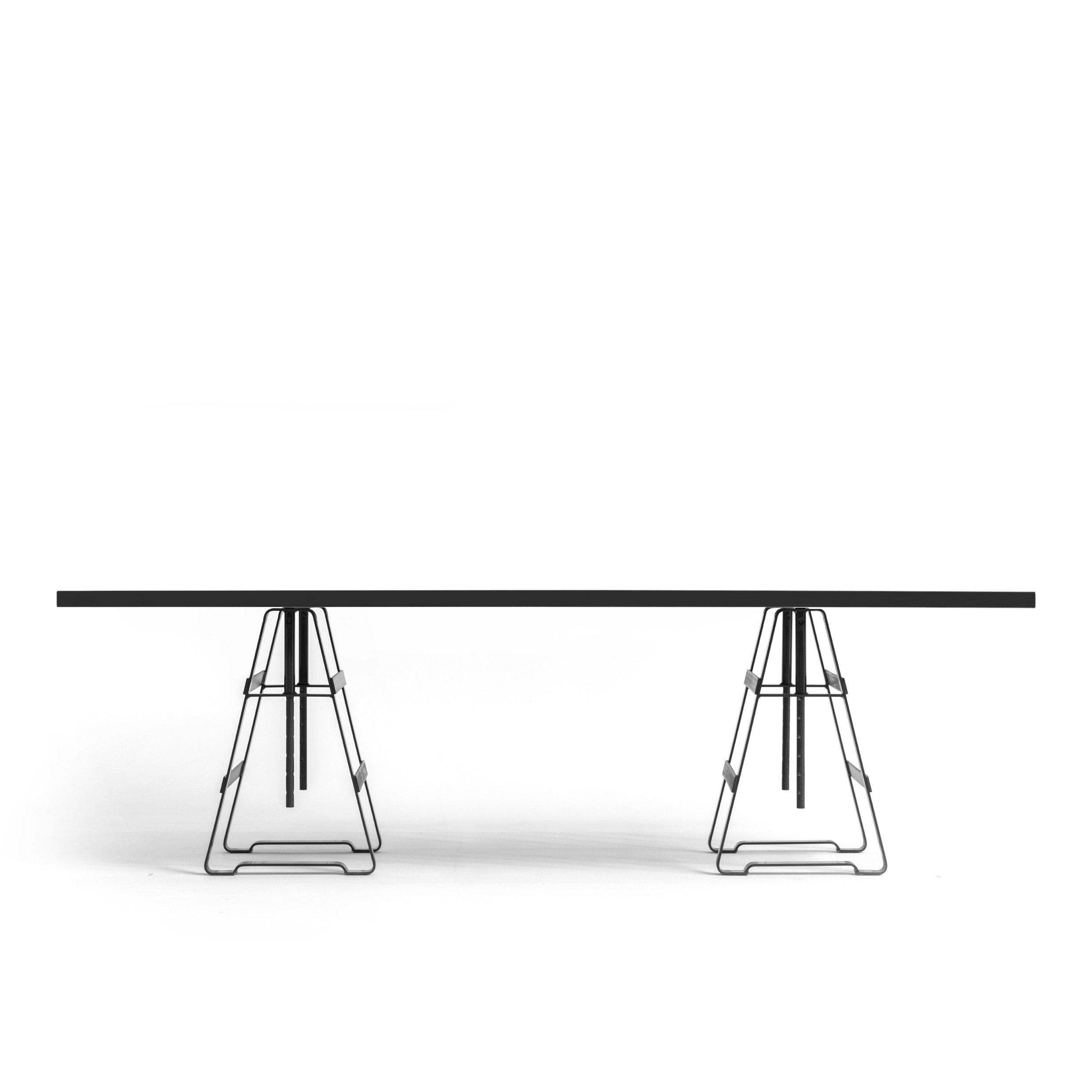 FORM EXCLUSIV // KUNO - TISCH | FENIX | SCHWARZ  - SCHWARZ - LACKAFFE BLACK - 260CM X 100CM X 4CM