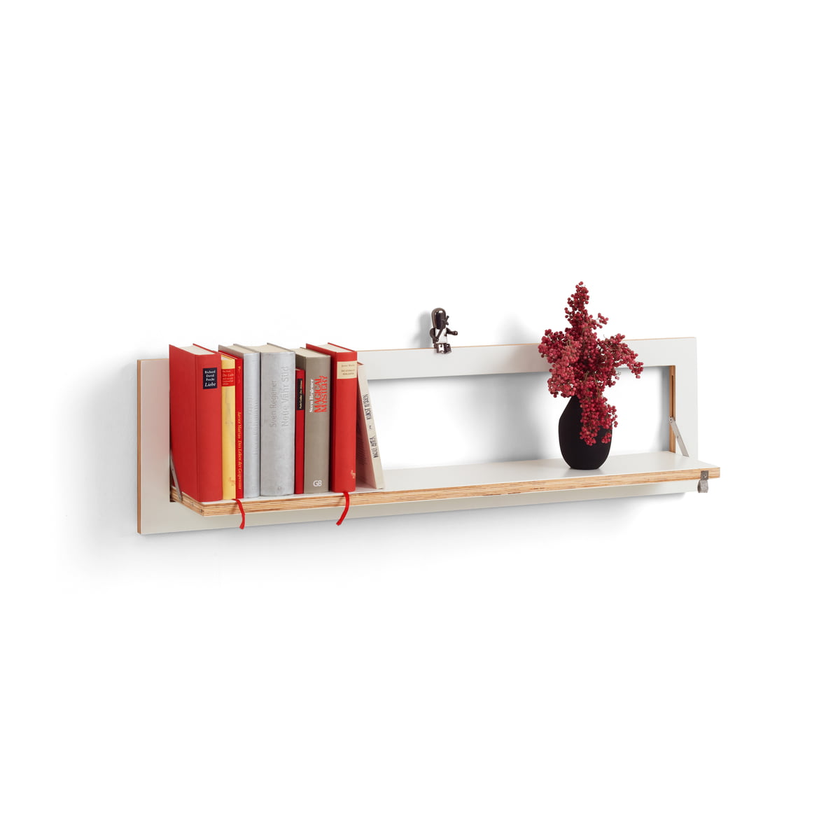 AMBIVALENZ // FLÄPPS - SHELF | 80X27-1 | BLACK