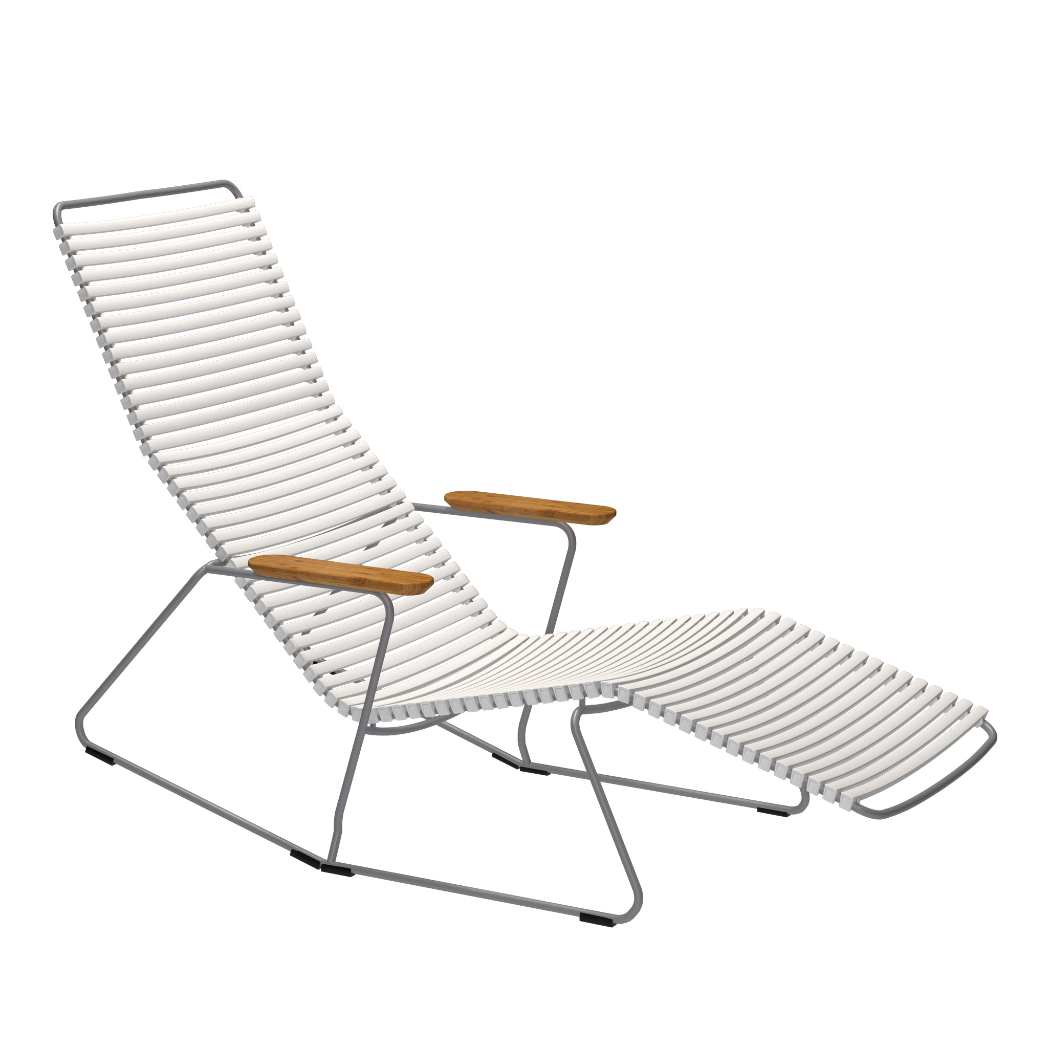 Houe // CLICK Sunrocker - Gartenliege,  Muted white