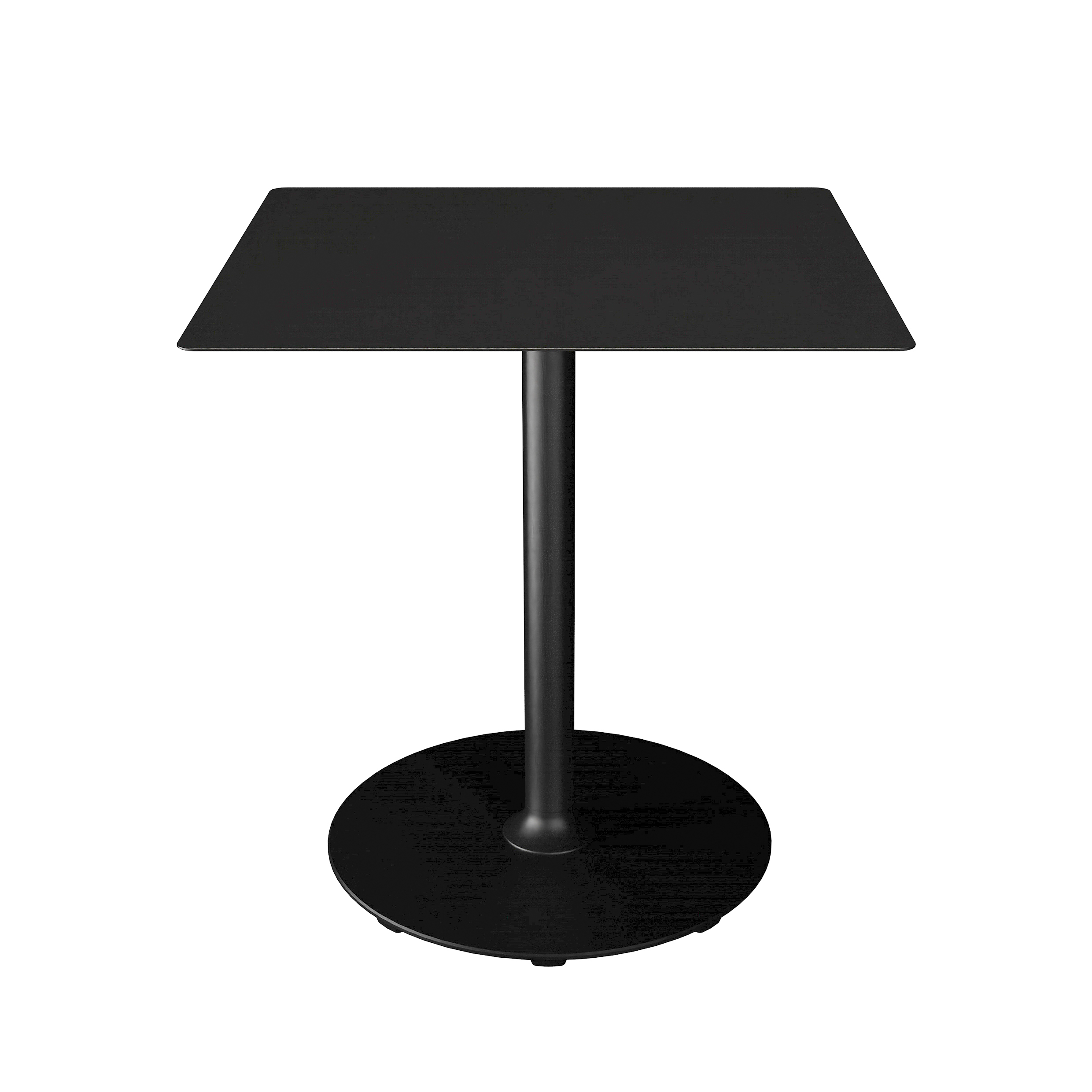 Houe // PICO Café Table - Bistro table, round base, 70x70cm, Black