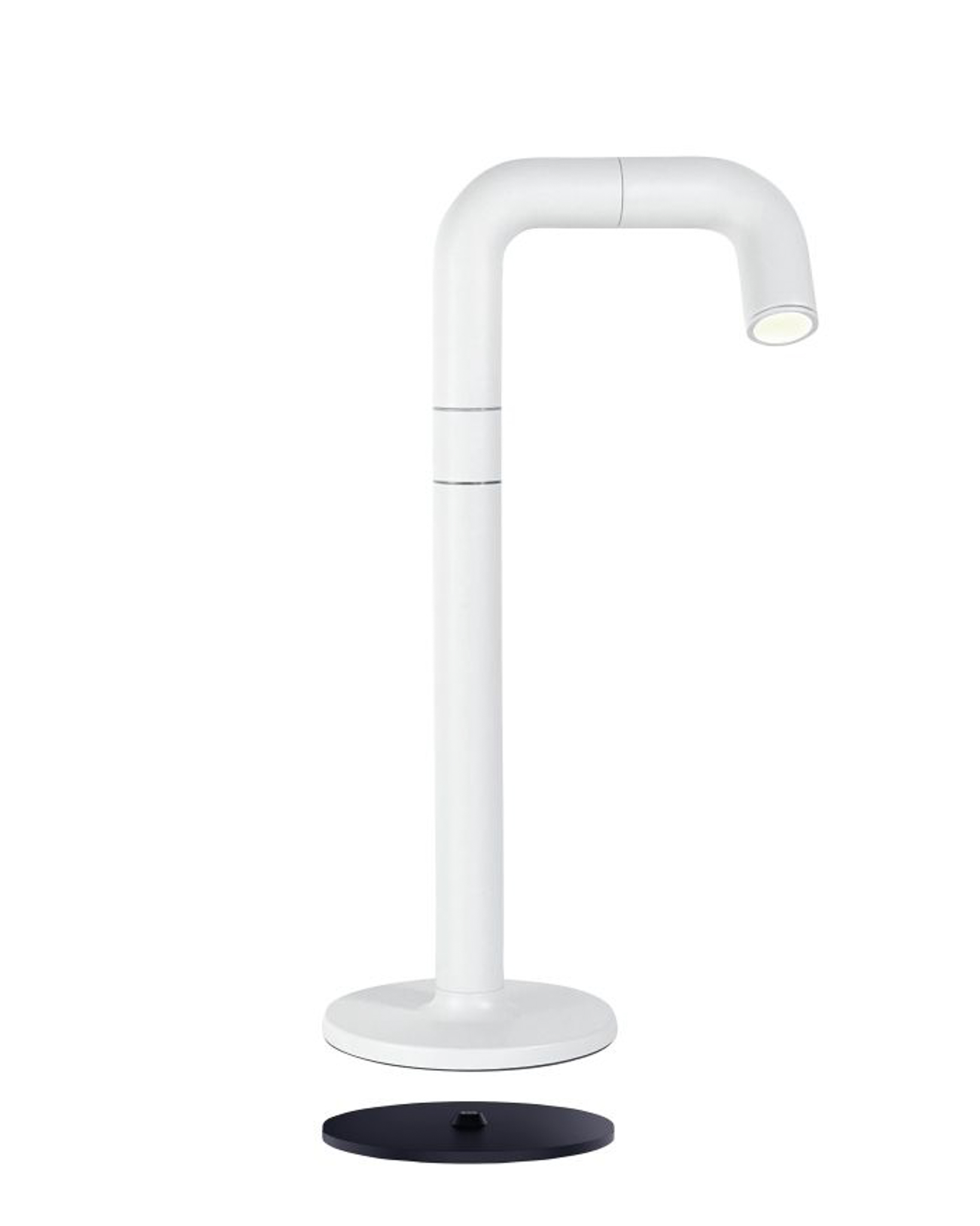 NEWDES // PIPE T - BATTERY TABLE LAMP | WHITE | 38CM