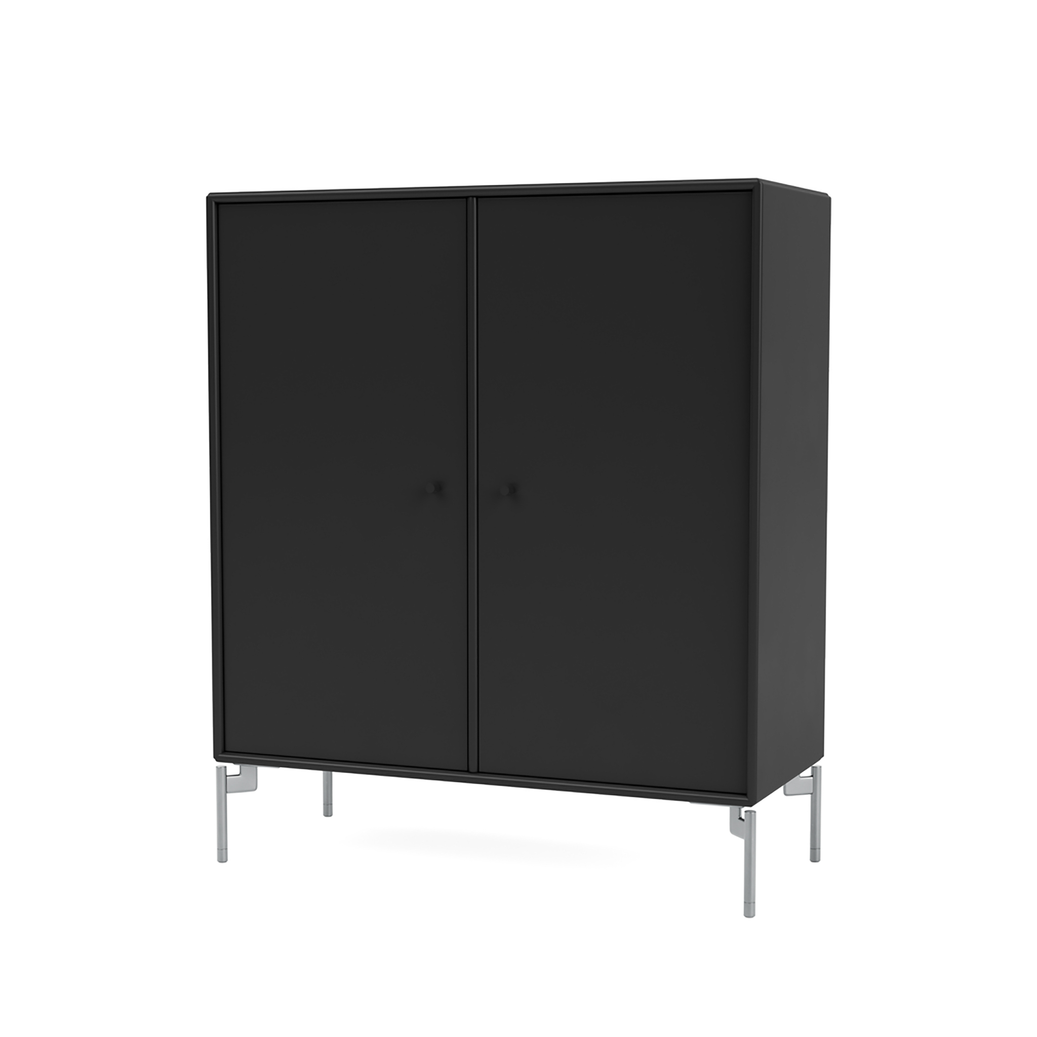 MONTANA // COVER - SCHRANK | 05 BLACK | BEINFARBE: MATTVERCHROMT