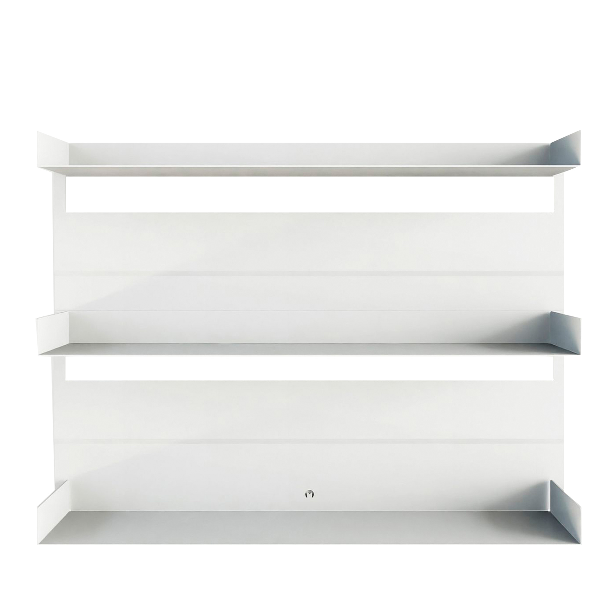 METALLBUDE // ARIS - WALL SHELF | WHITE - 3 SHELVES