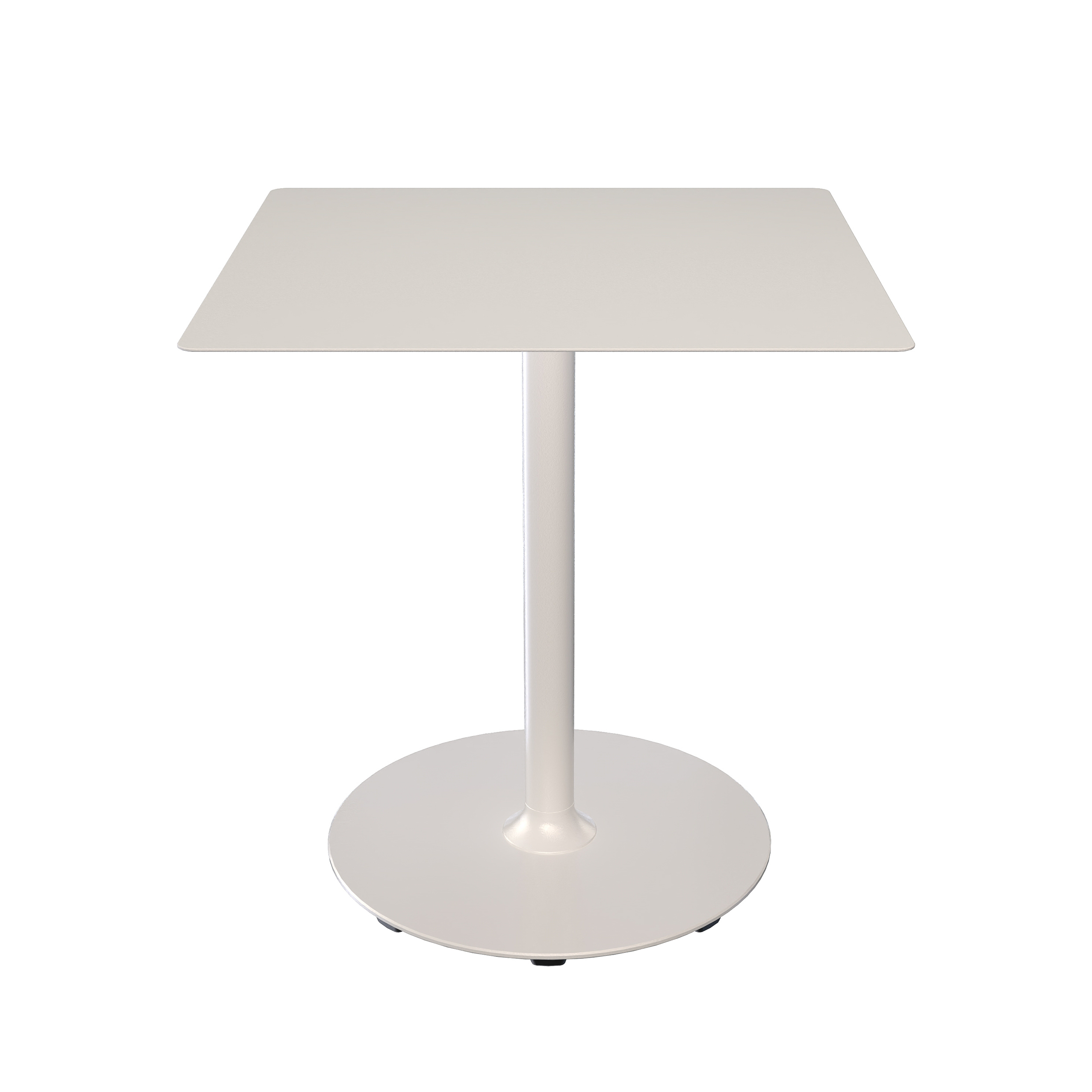 Houe // PICO Café Table - Bistro table, round base, 70x70cm, Muted white