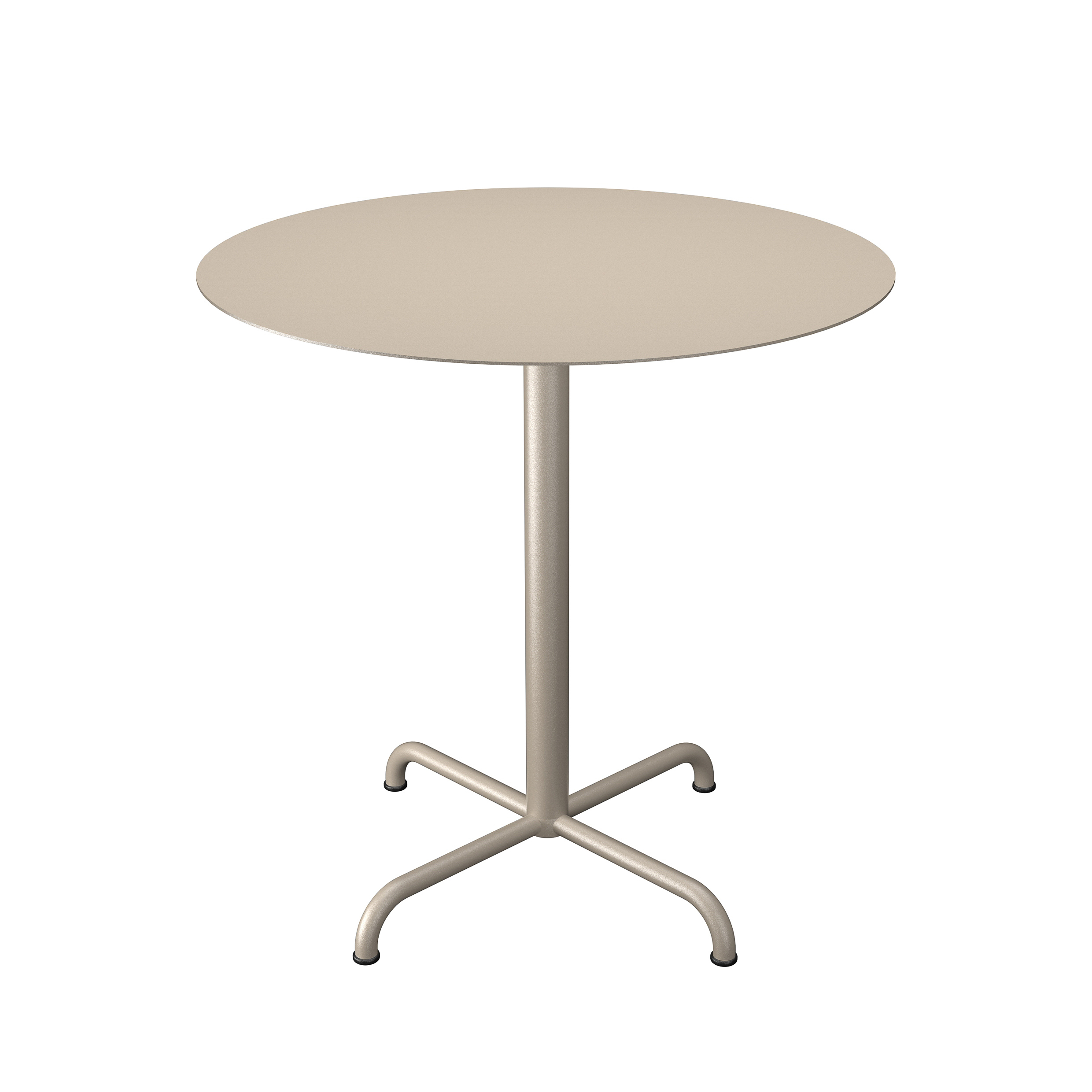 Houe // PICO Café Table - Bistro table, star base, Ø74cm, beige