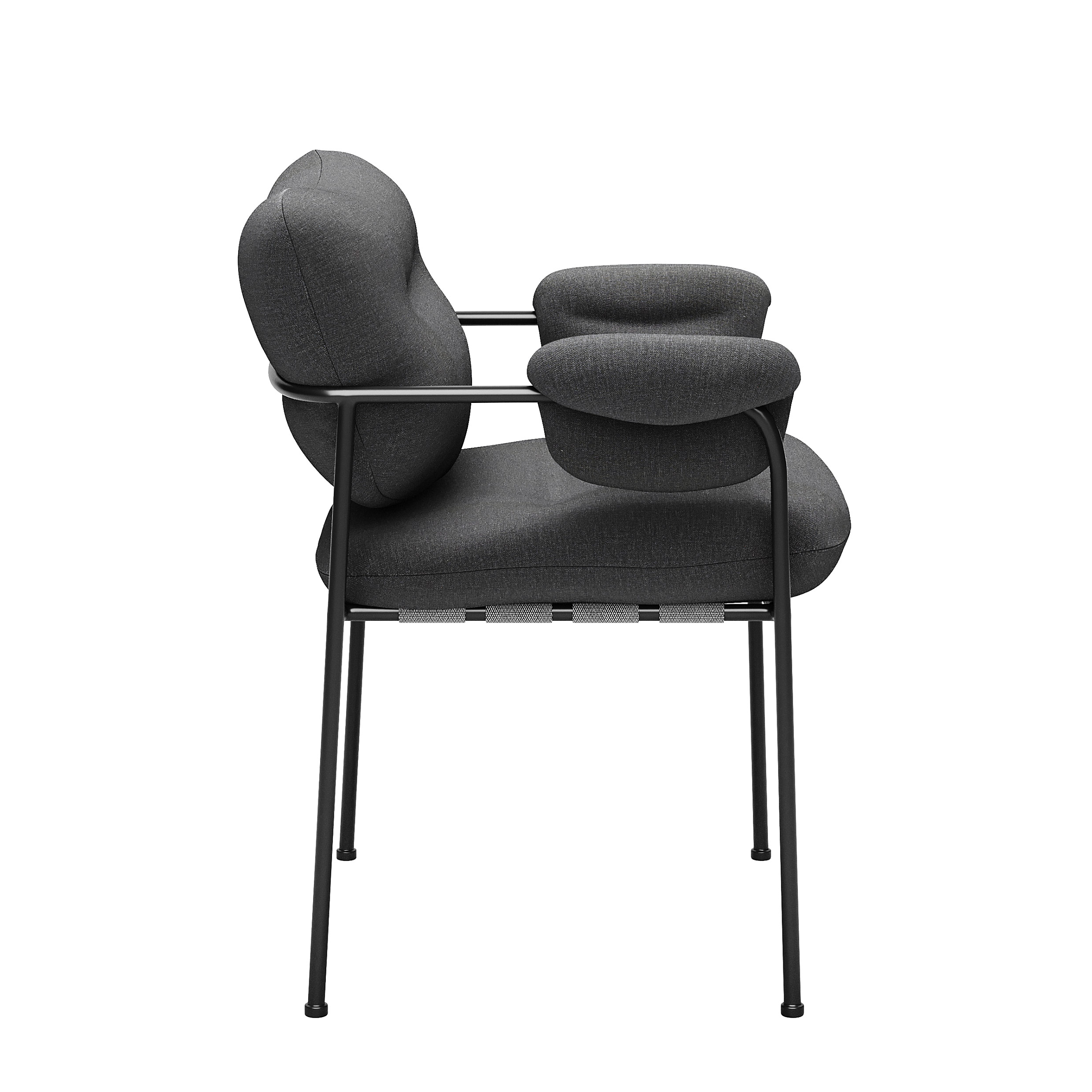 FOGIA // SPISOLINI DINING CHAIR  - DINING CHAIR | SCHWARZ