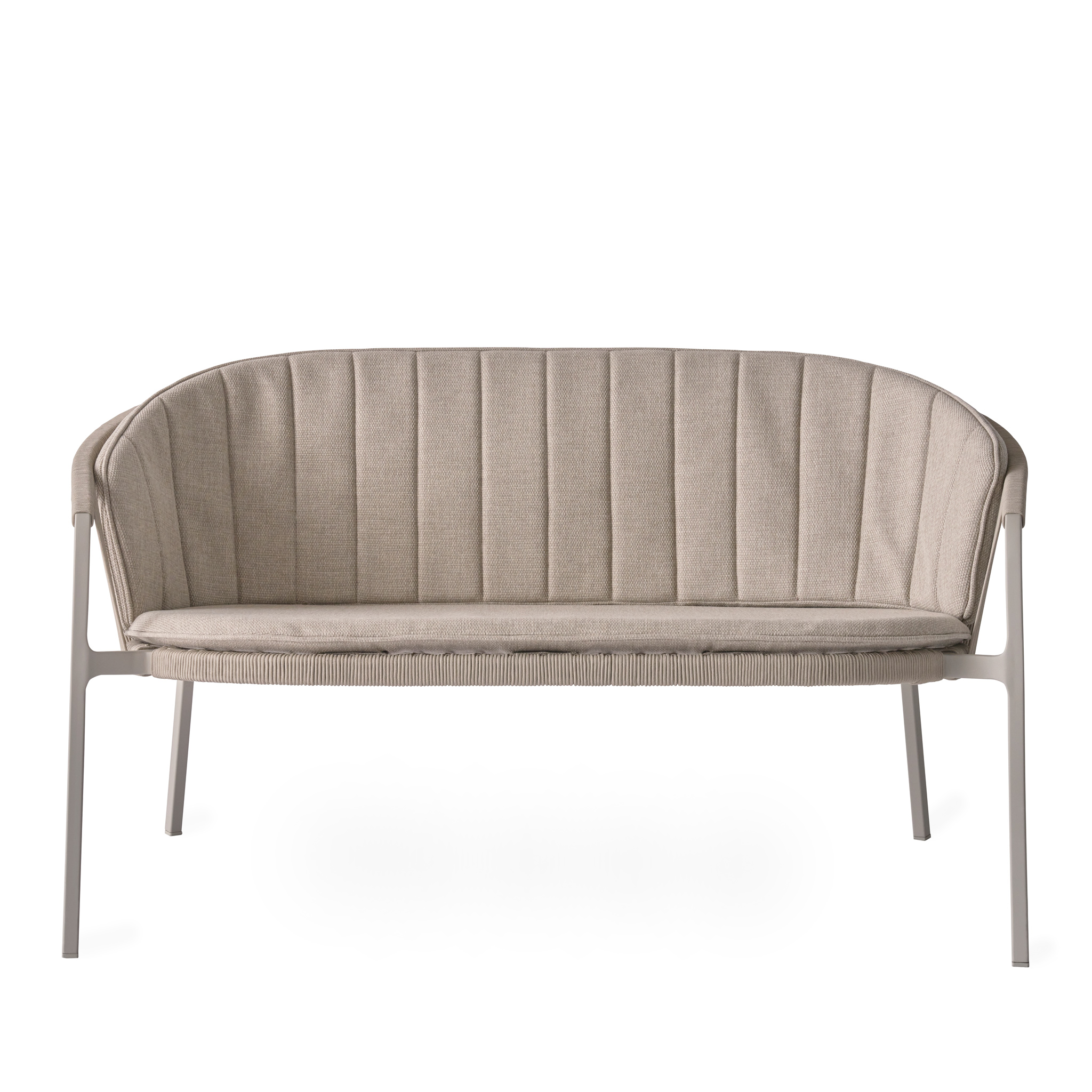 Vipp 721 // LAGRASSE Two Seater - Gartensofa, Zweisitzer mit Rückenkissen