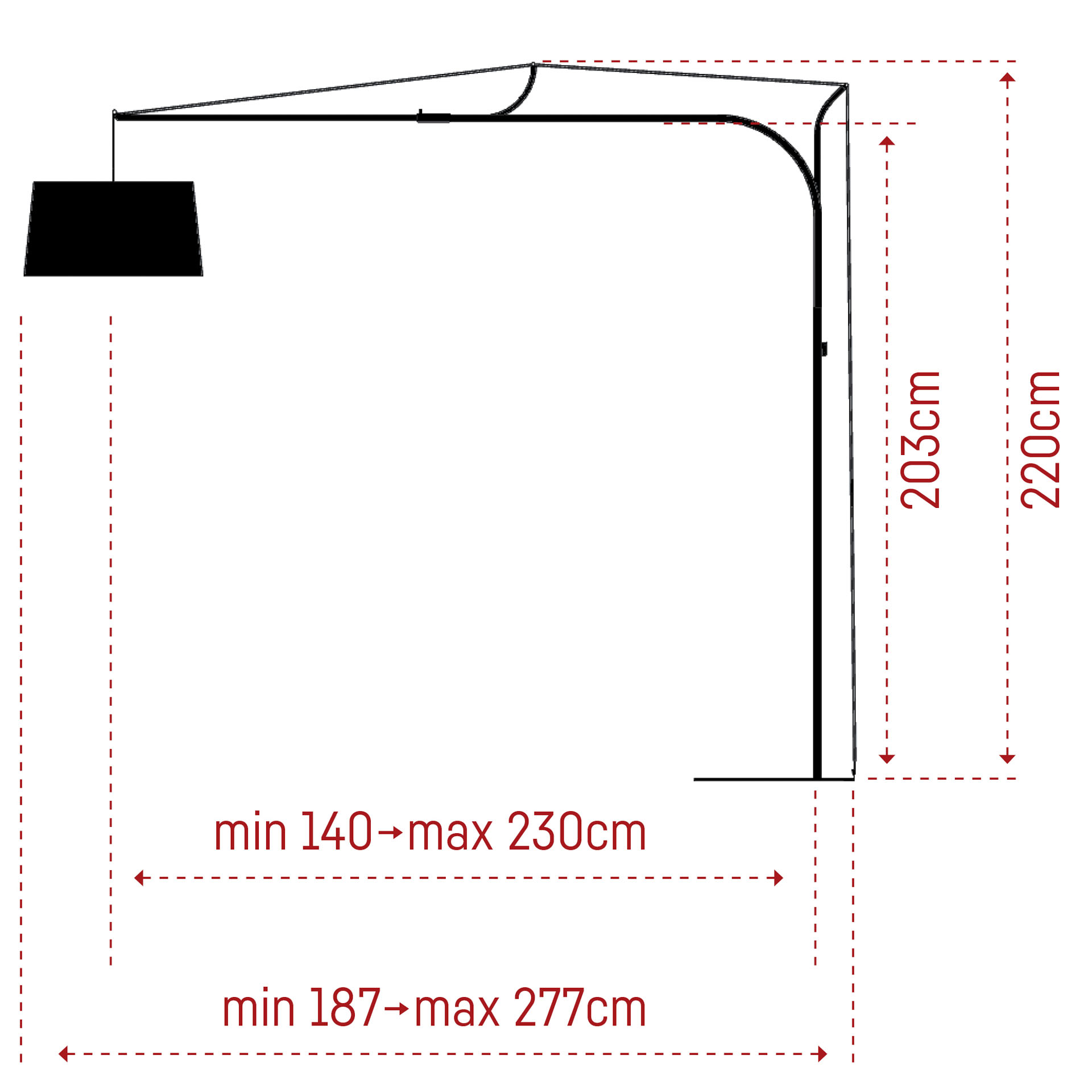 frauMaier // Tina StDim - Floor lamp, white