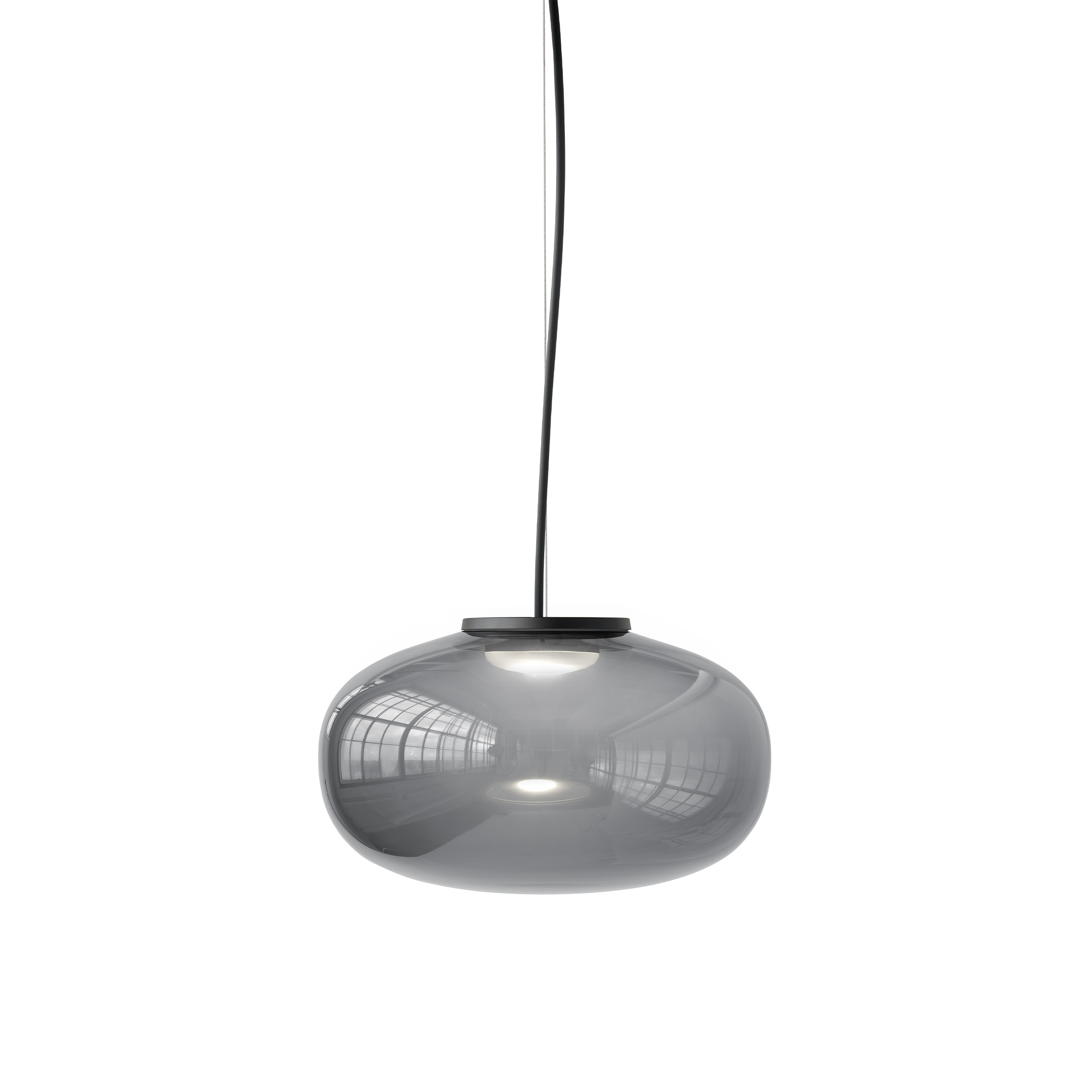 NEW WORKS // KARL-JOHAN PENDANT LED - PENDANT LAMP | ø 40 CM | BLACK