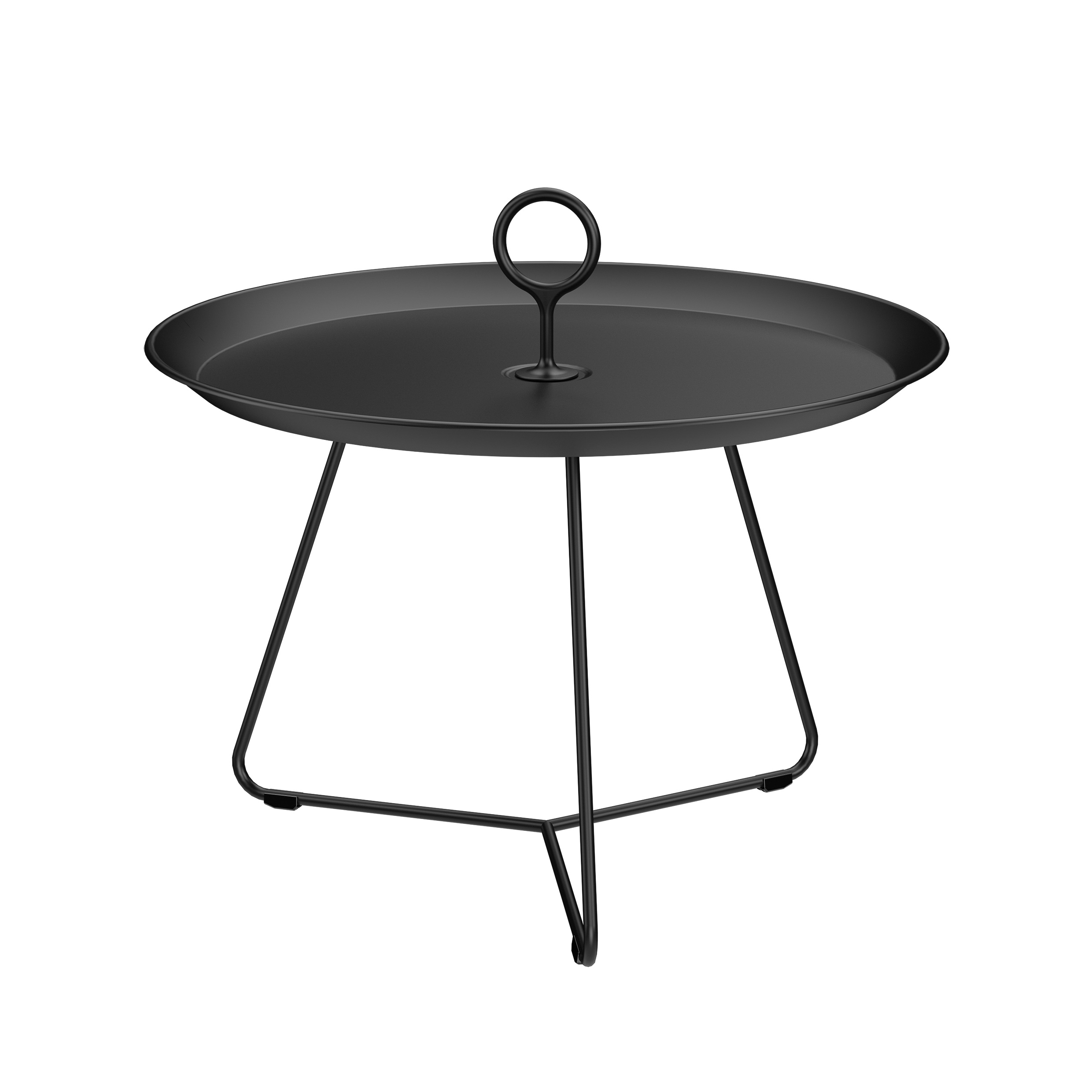 Houe // EYELET - Tray table, Ø57,5, Black