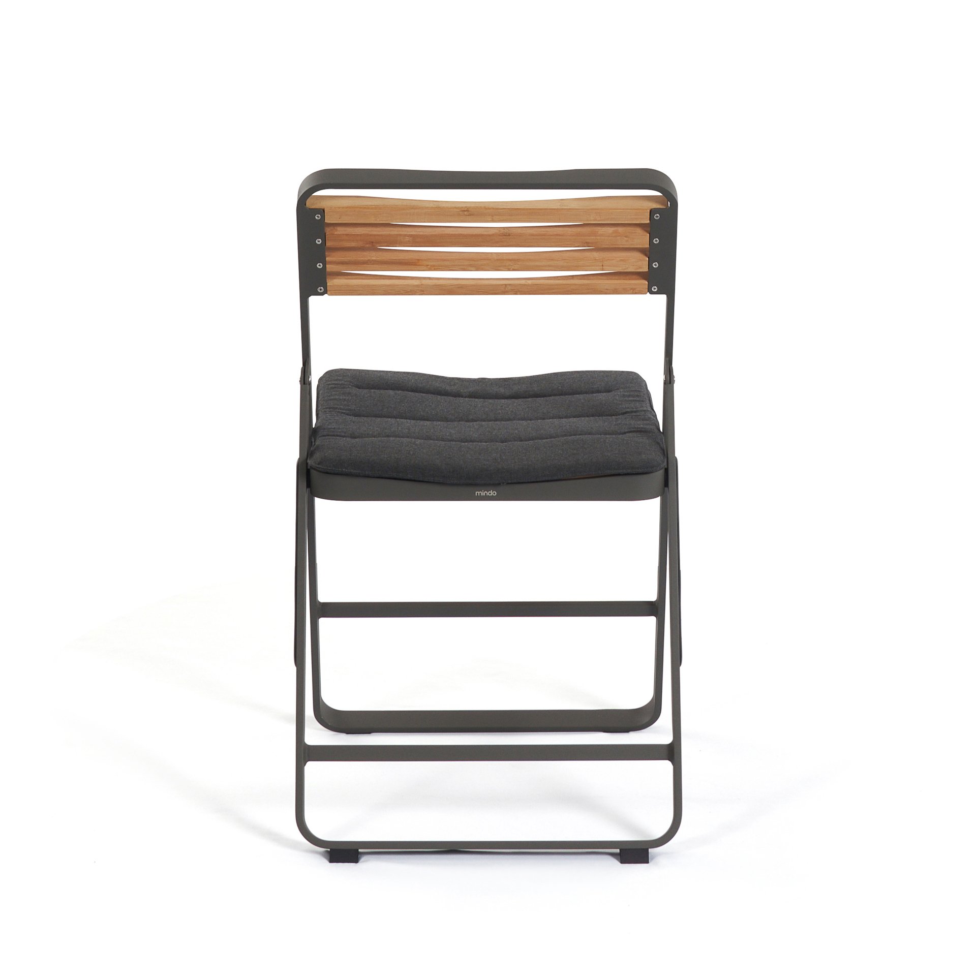 MINDO // MINDO 121 FOLDABLE DINING CHAIR | DARK GRAY