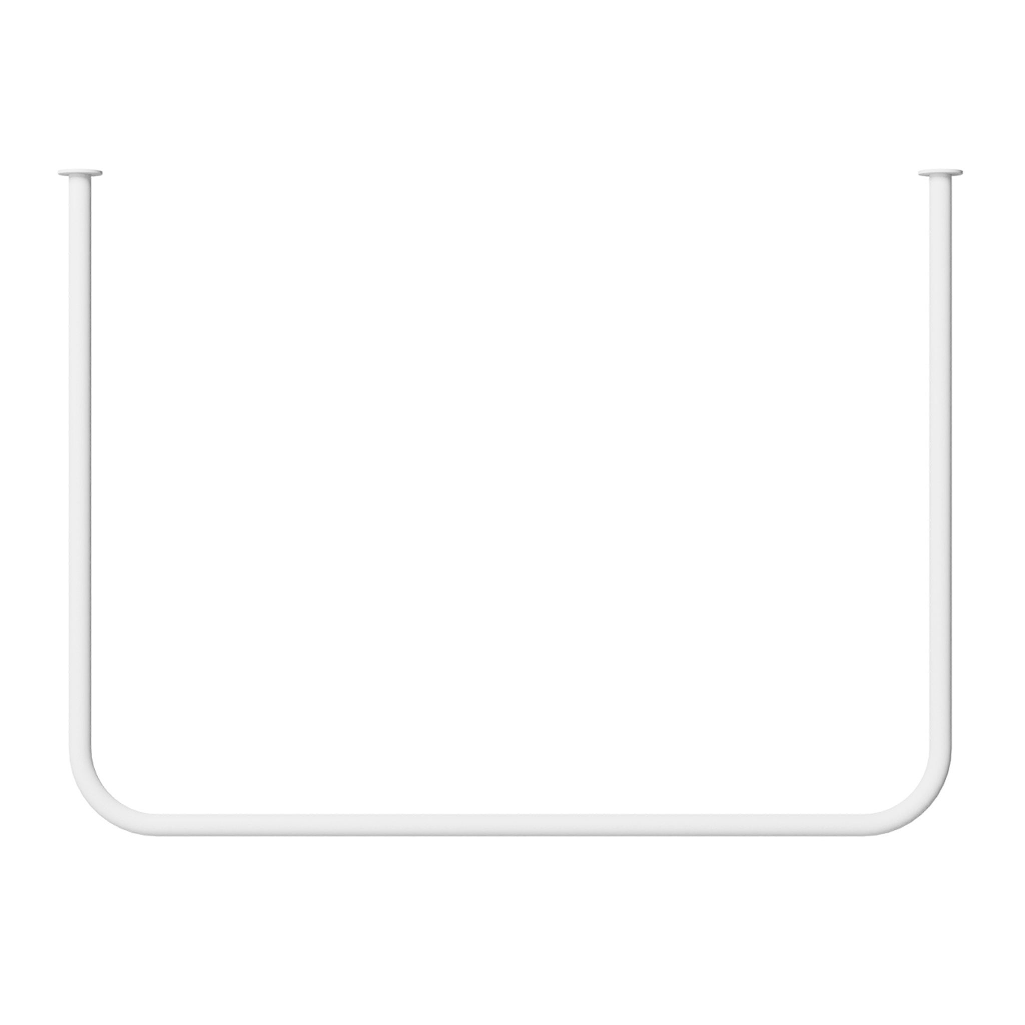 METALLBUDE // ENIO - CLOTHES RAIL | WHITE | ROUND | 60x80