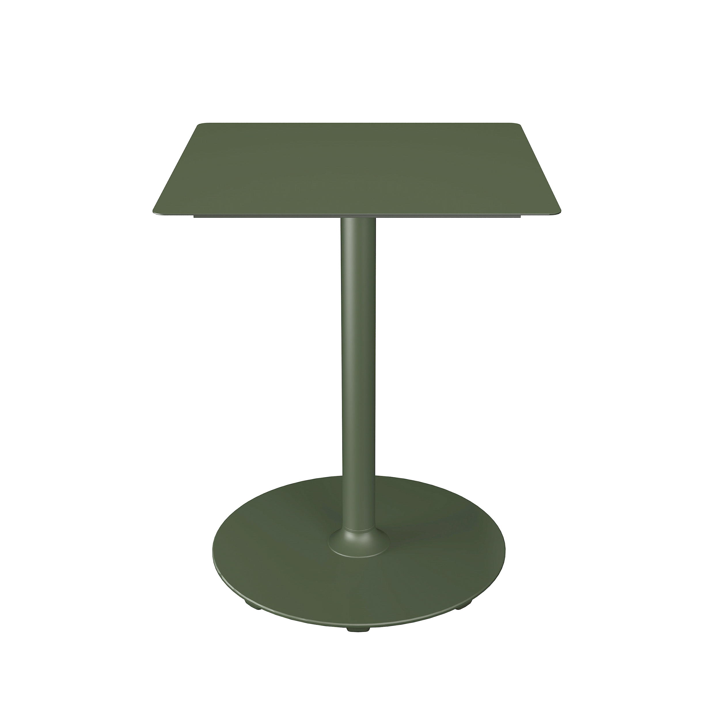 Houe // PICO Café Table - Bistro table, round base, 60x60cm, Olive green