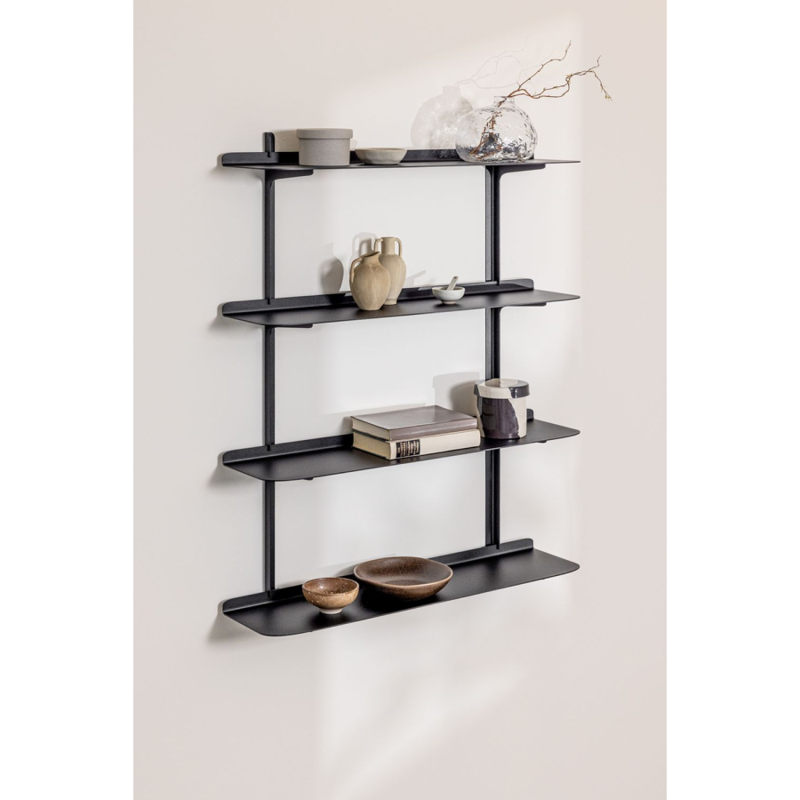 METALLBUDE // LINARA - WALL SHELF | BLACK | 4