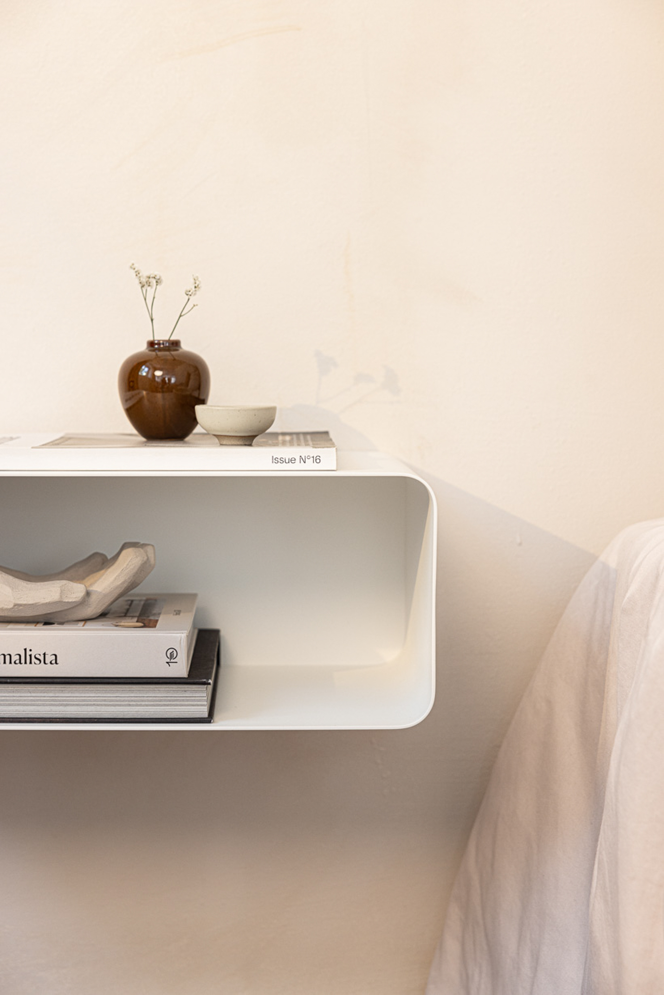 METALLBUDE // NELIO - NIGHTSTAND - WHITE