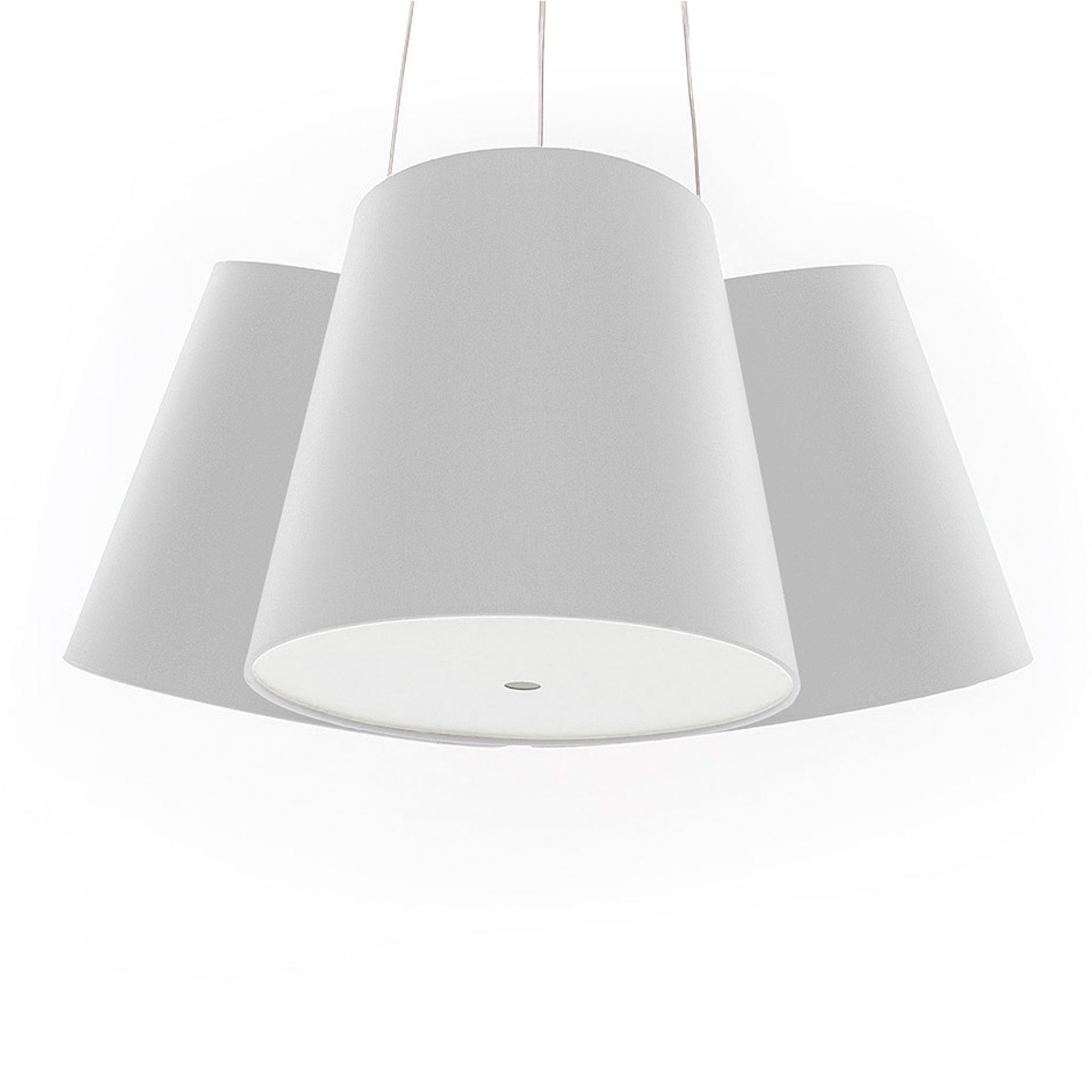 frauMaier // Cluster (3 shades) - Pendant lamp, lightgrey