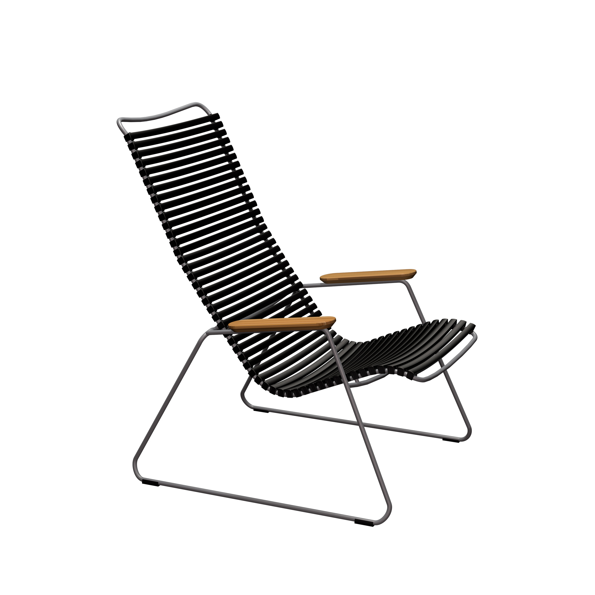 Houe // CLICK Lounge Chair - Gartensessel, Black