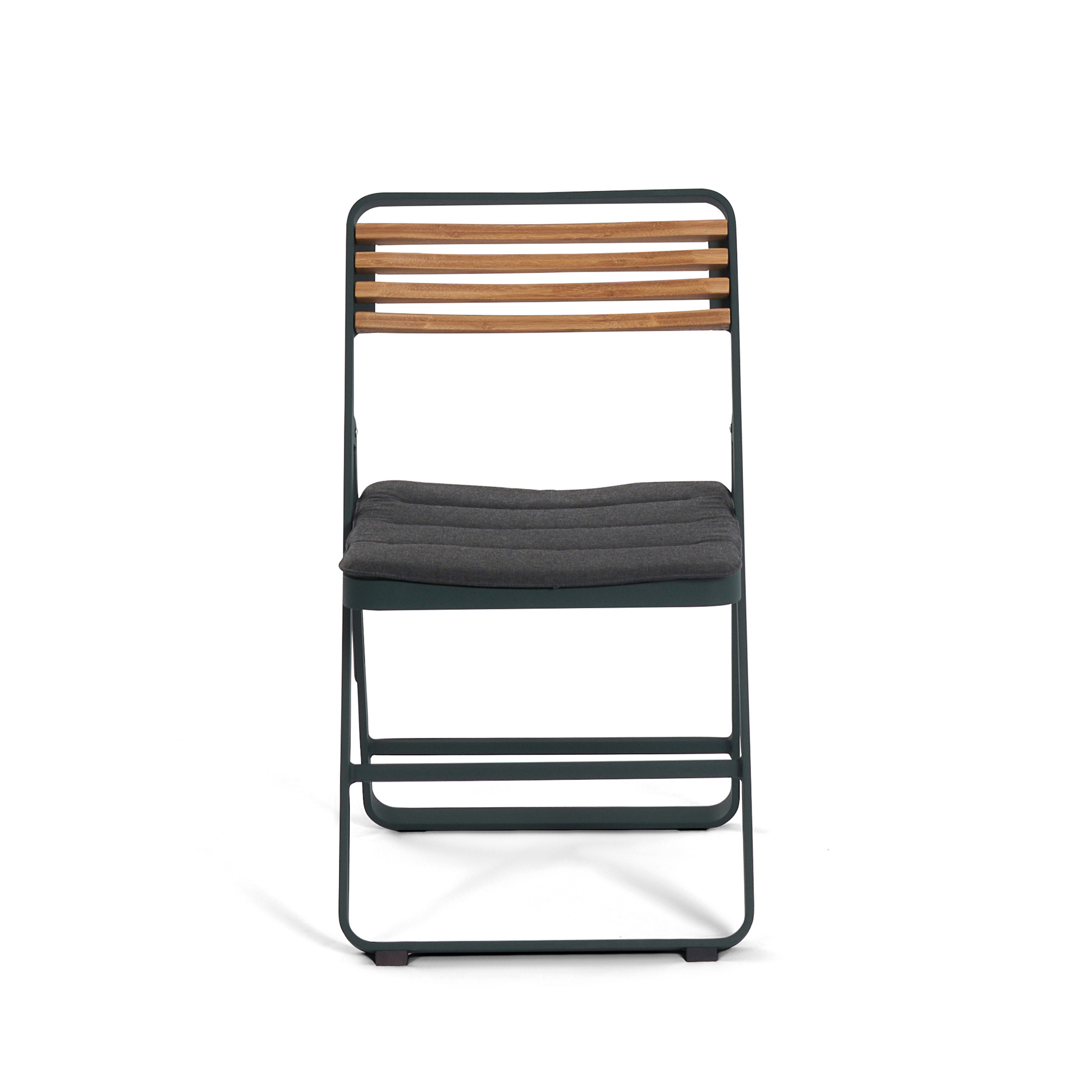 MINDO // MINDO 121 FOLDABLE DINING CHAIR | DARK GREEN