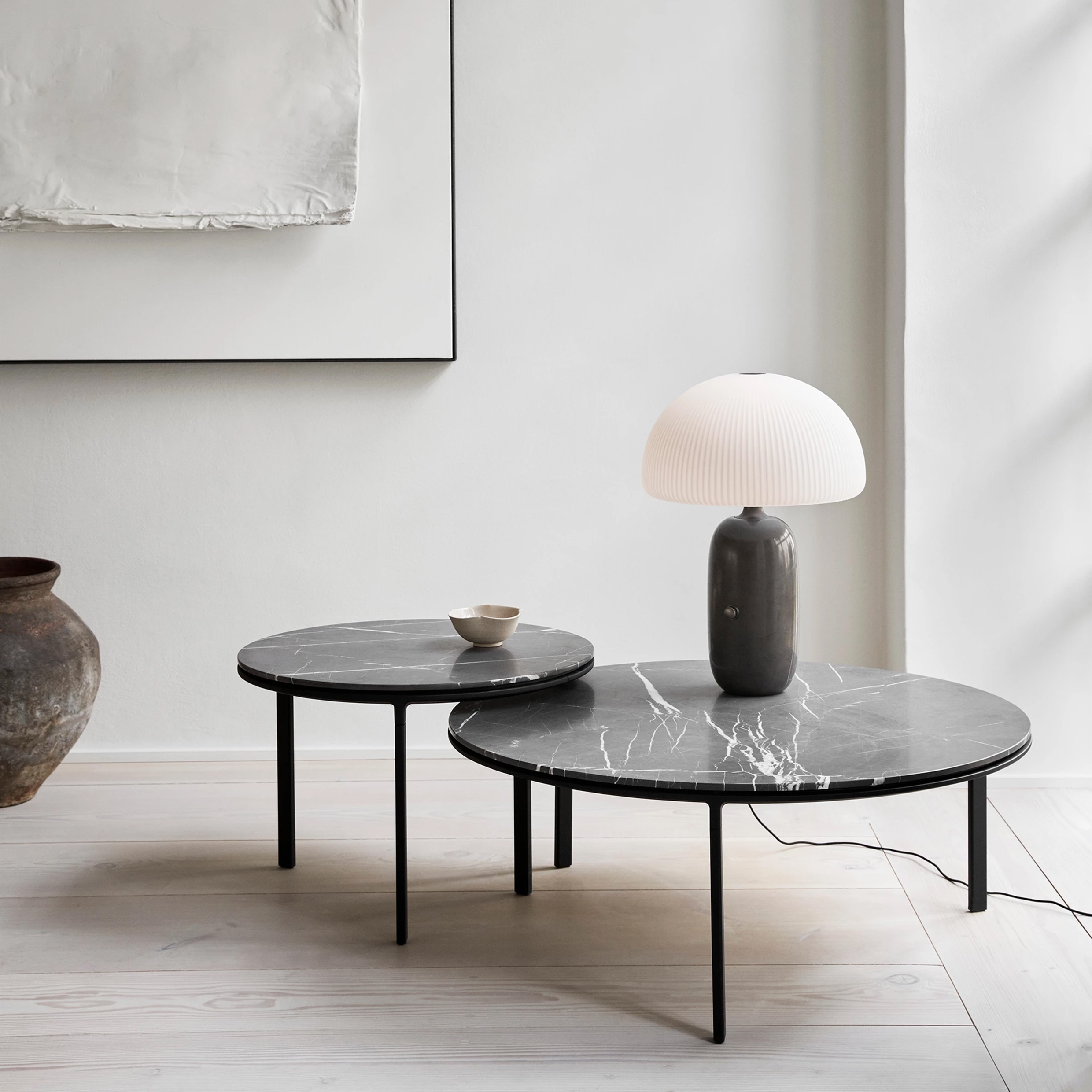 VIPP 423 // COFFEE TABLE - BEISTELLTISCH, Ø60, PIETRA GREY