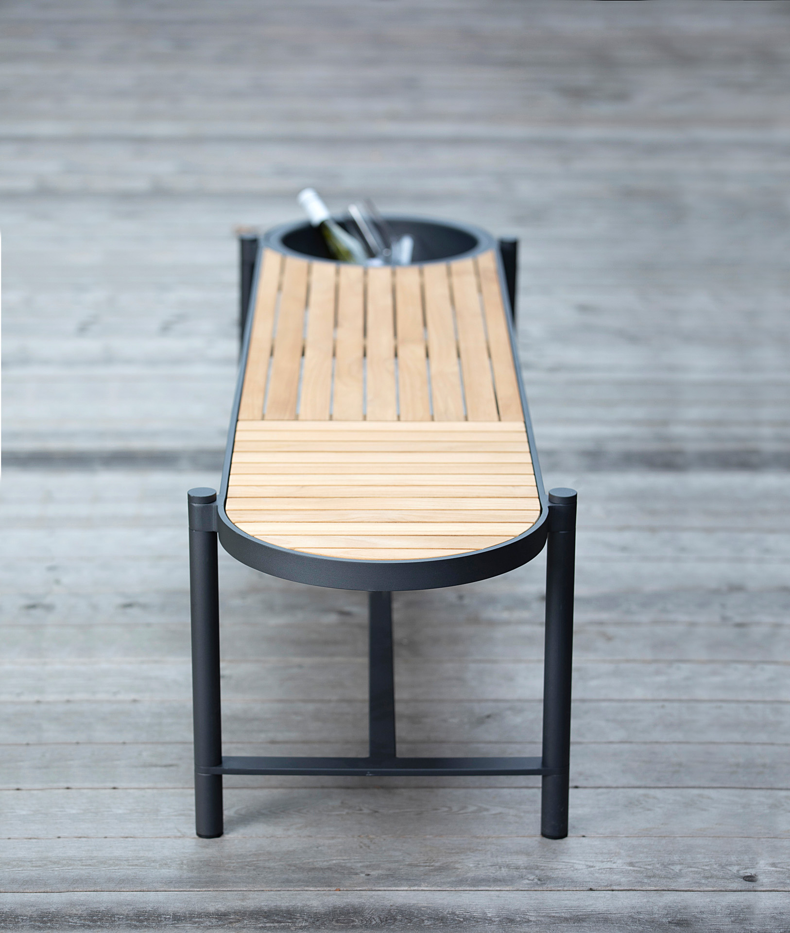 MINDO // MINDO 117 BENCH W BOWL | DARK GRAY