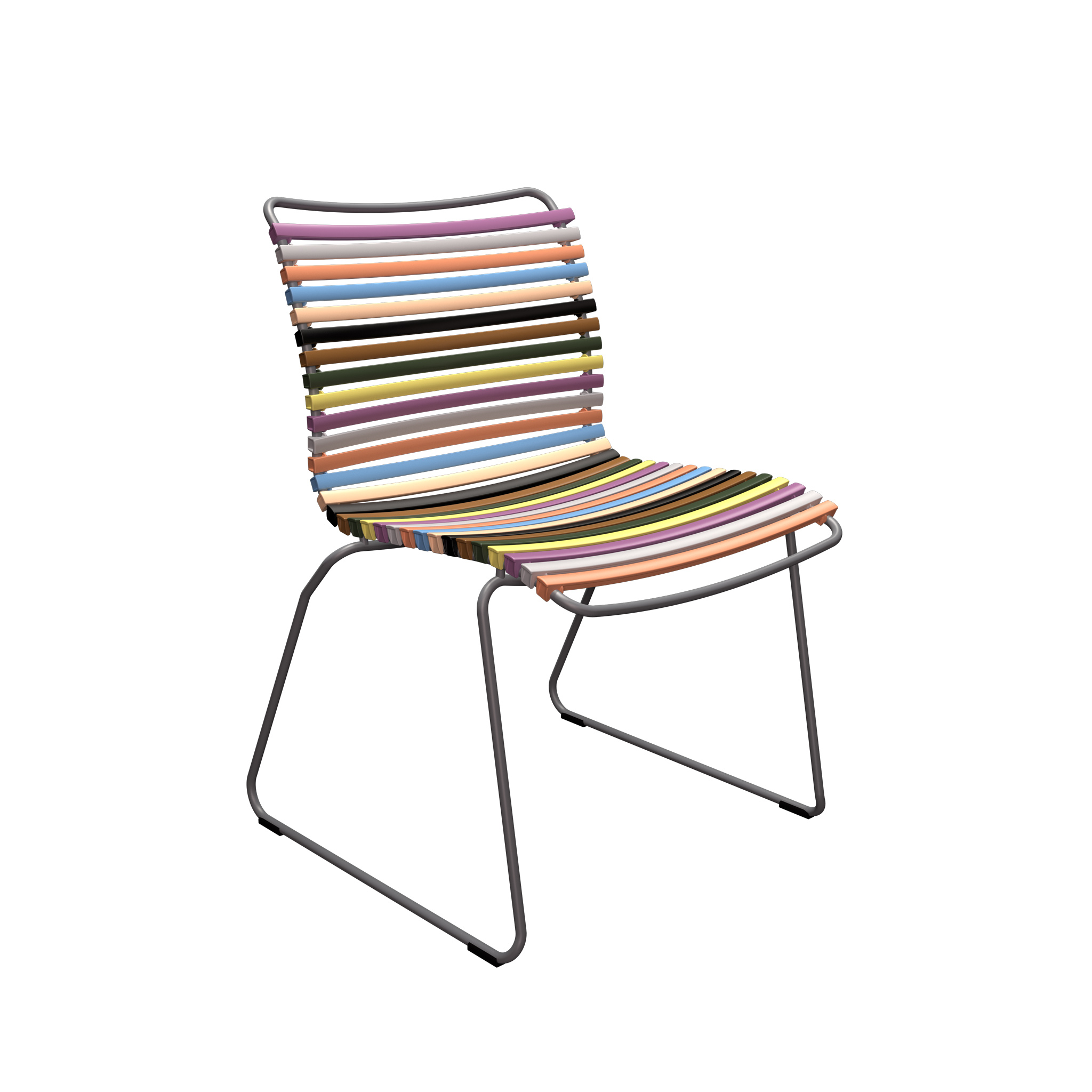 Houe // CLICK Dining Chair - garden chair without armrests, multi color 1