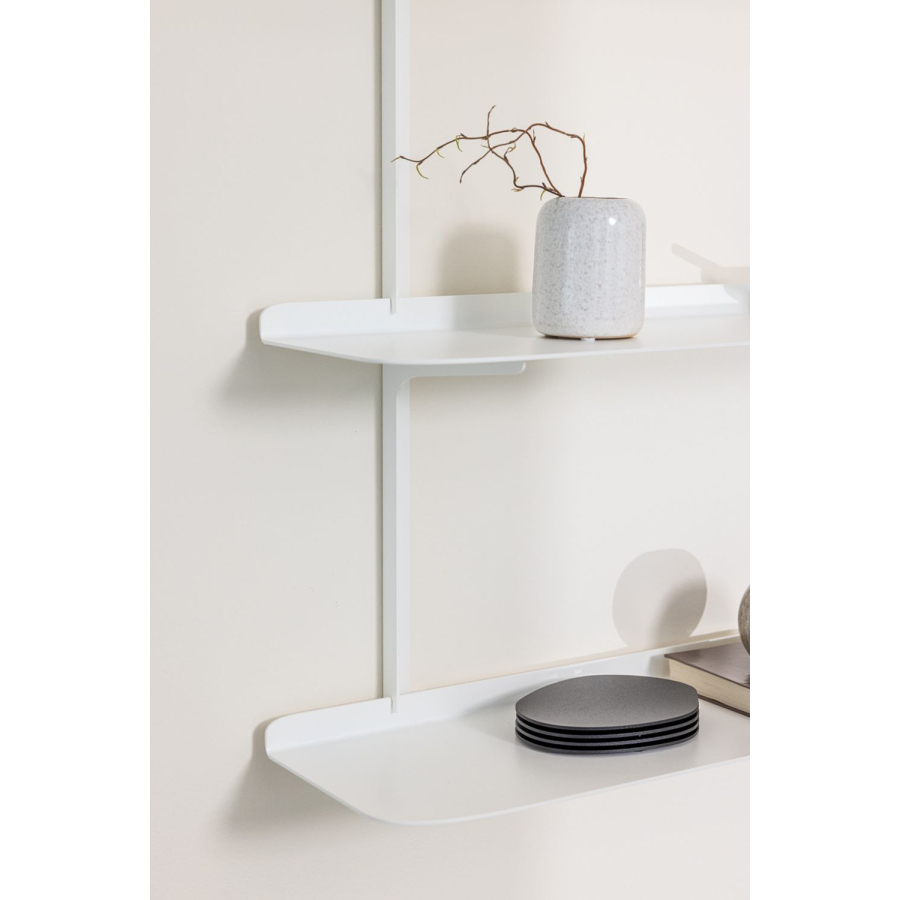 METALLBUDE // LINARA - WALL SHELF | WHITE | 4