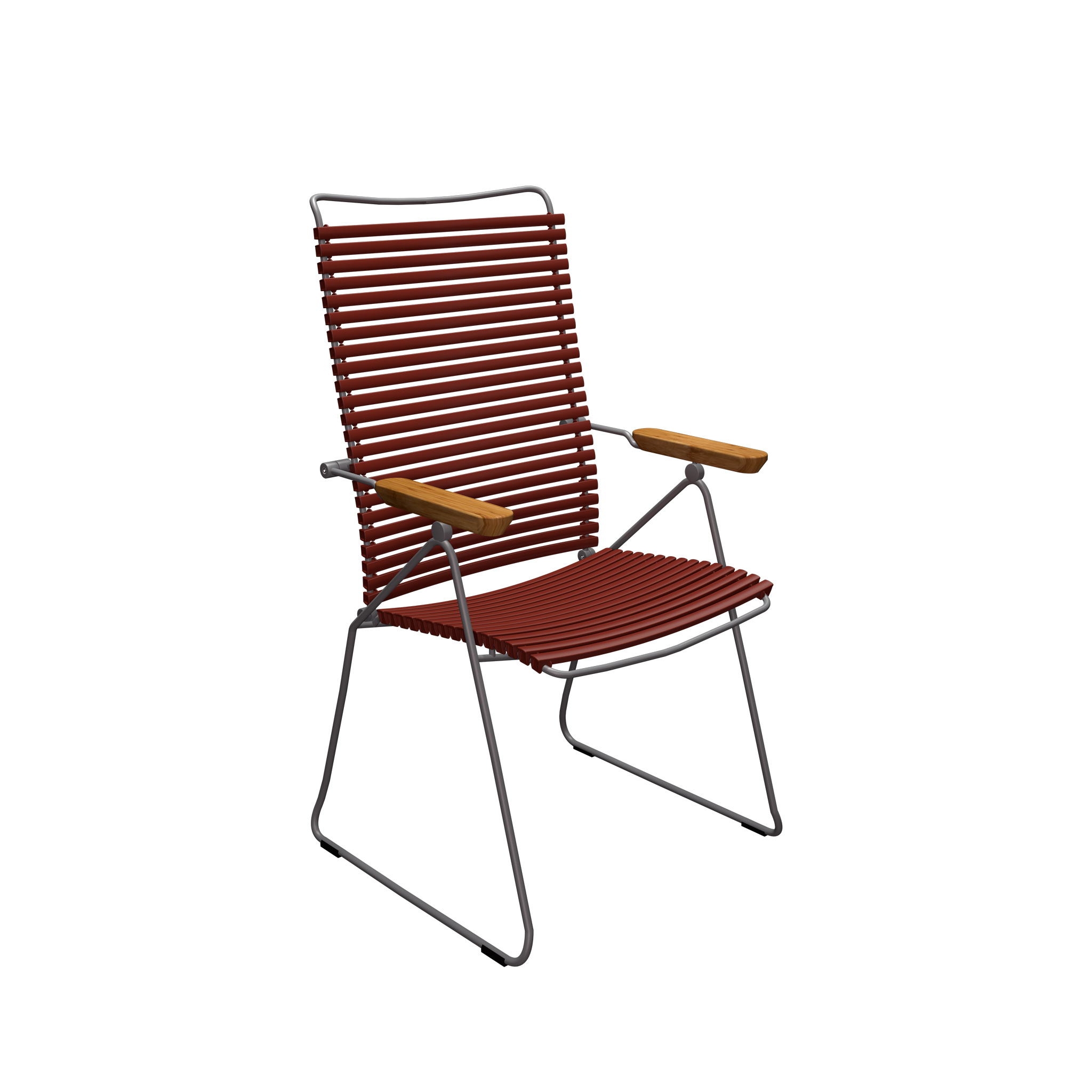 Houe // CLICK Position Chair - adjustable high-back chair, paprika