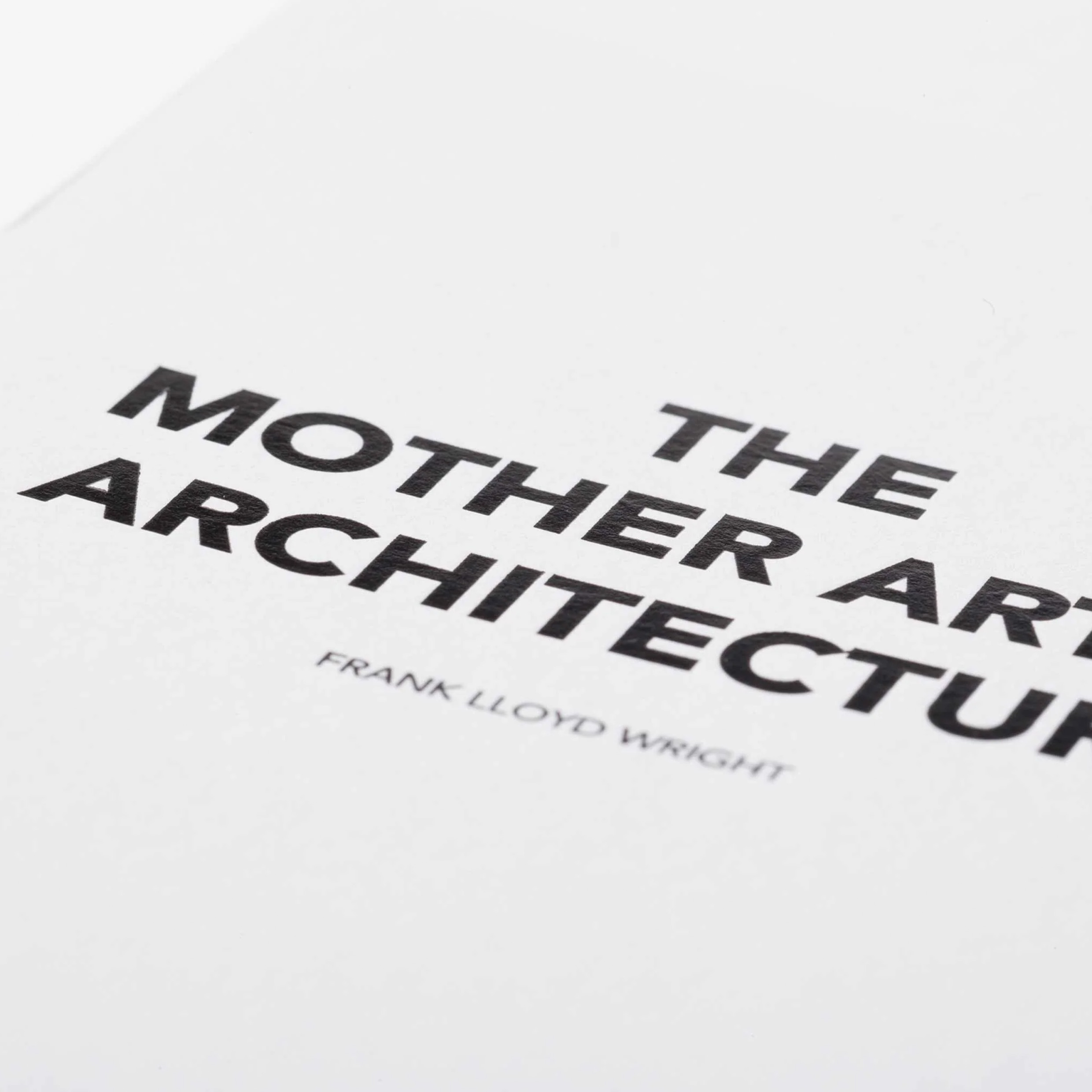 CINQPOINTS // THE MOTHER ART IS …. - KARTE | 10X15CM