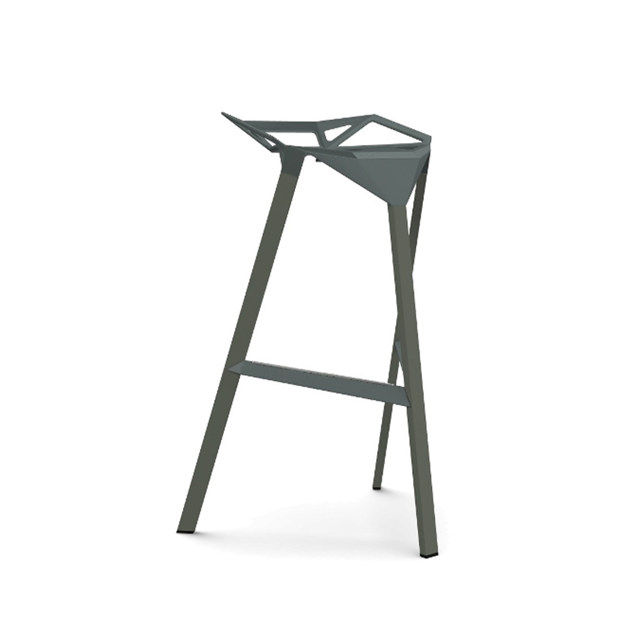 MAGIS // STOOL_ONE - BAR STOOL | HIGH | GREEN/GREY