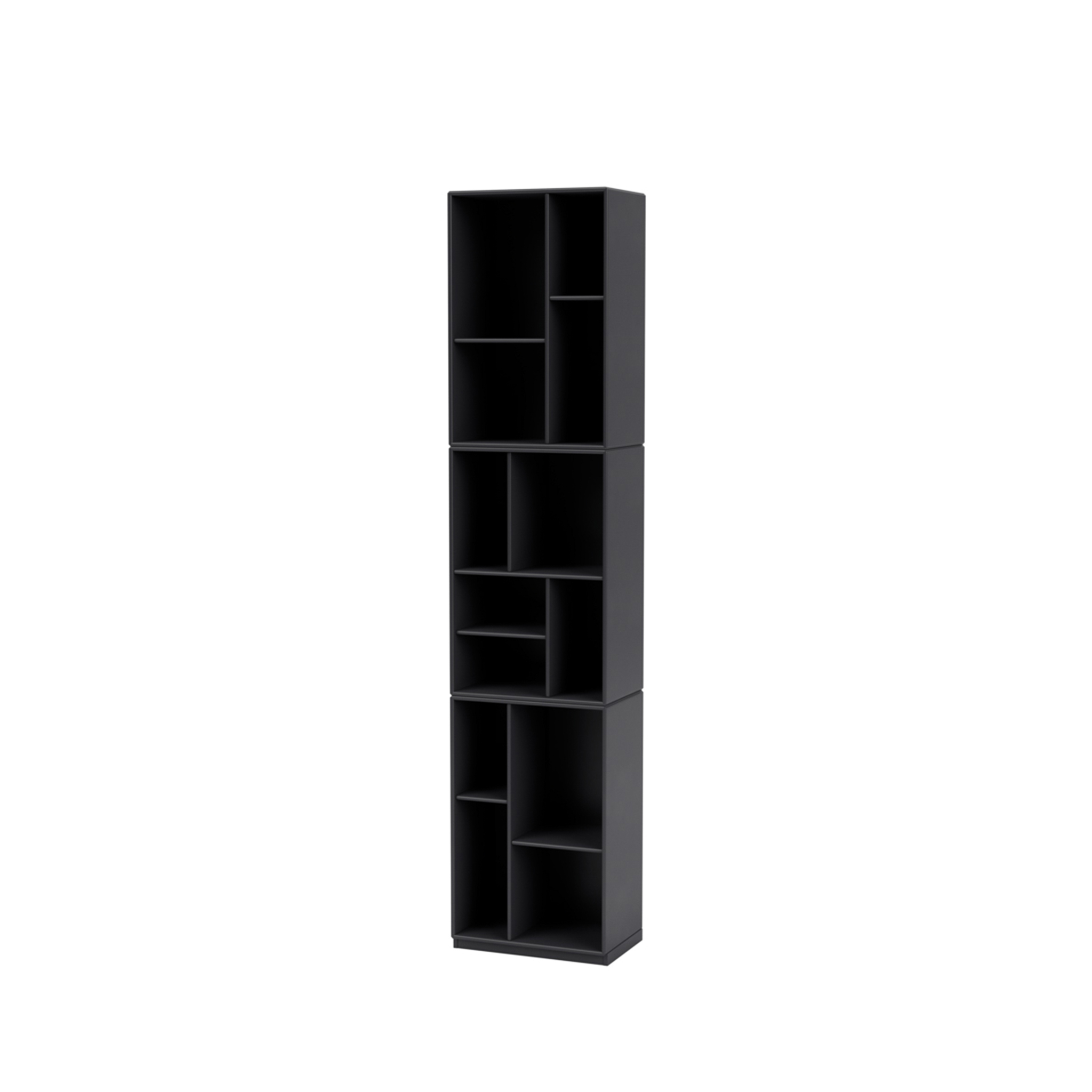 MONTANA // LOOM - TALL BOOKSHELF | 04 ANTHRACITE | PEDESTAL 3 CM