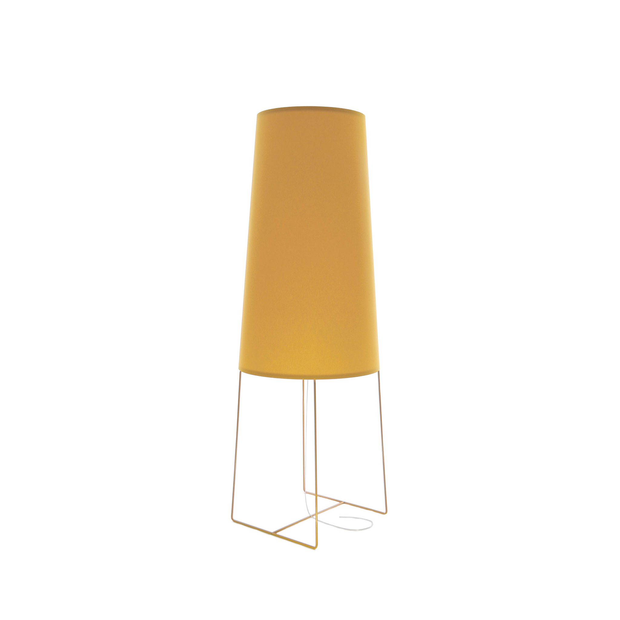 frauMaier // FatSophie StDim - Floor lamp, senagold, foot switch, with StDim