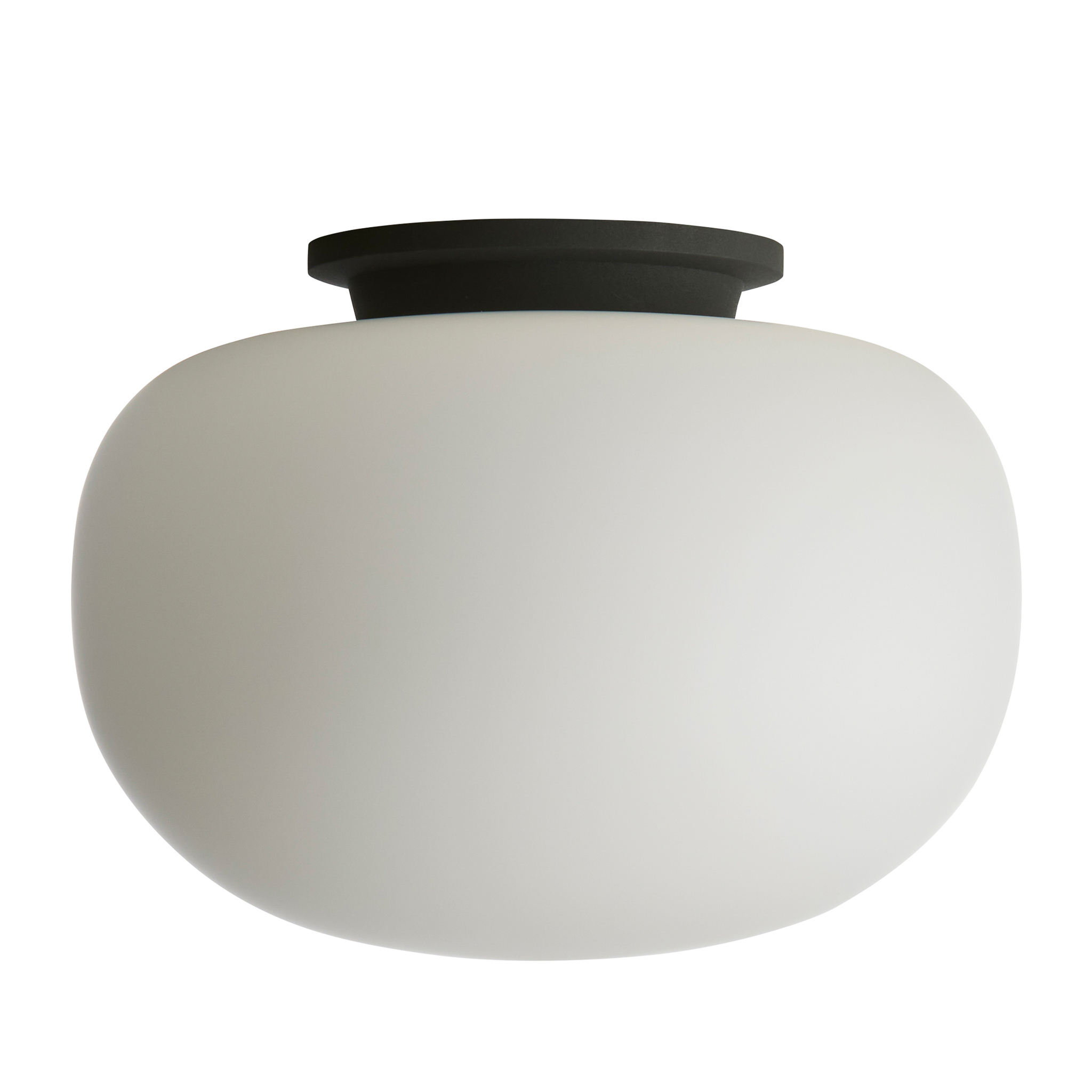 FRANDSEN // SUPERNATE CEILING LIGHT Ø28 EU - OPAL WHITE/BLACK