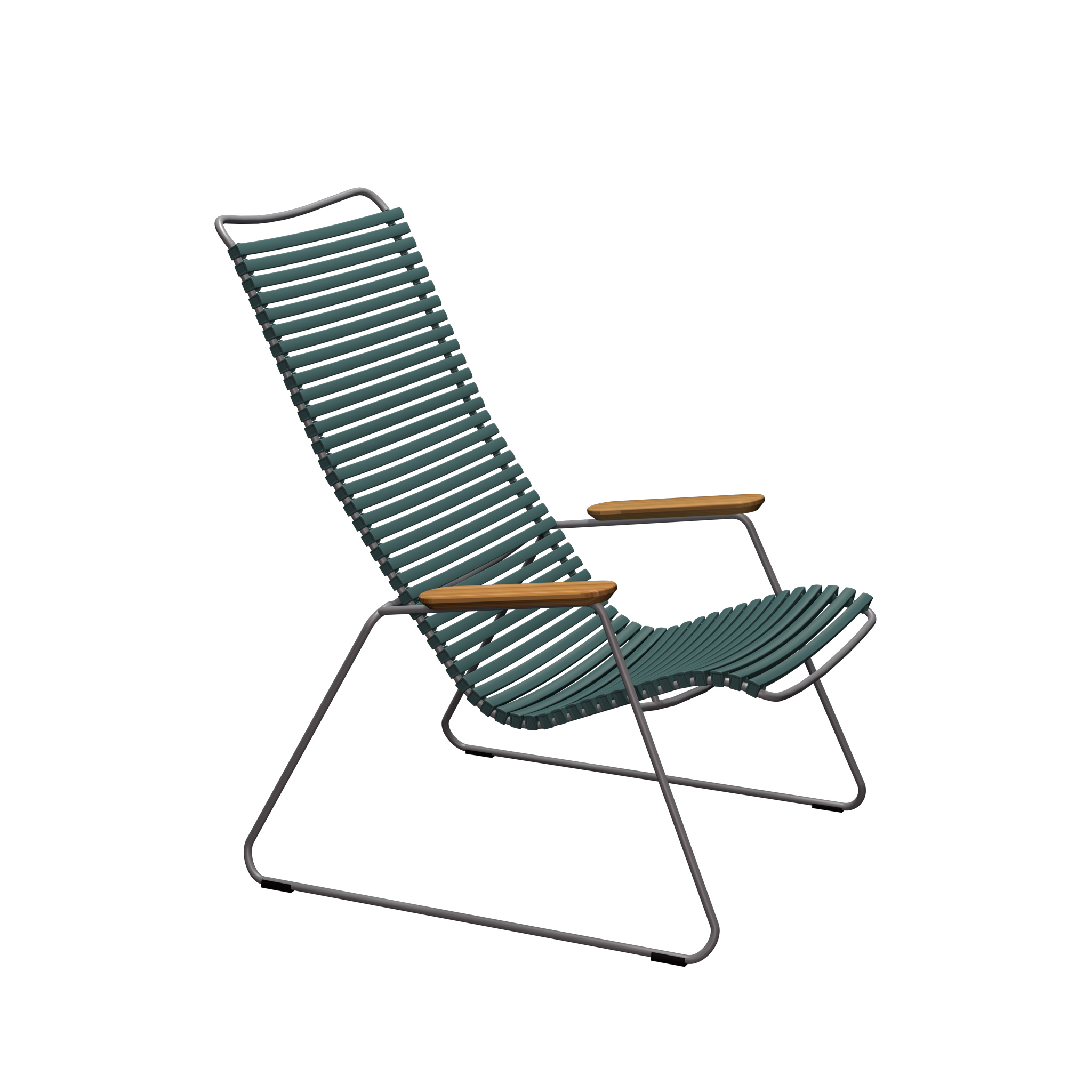 Houe // CLICK Lounge Chair - Gartensessel, Pine green