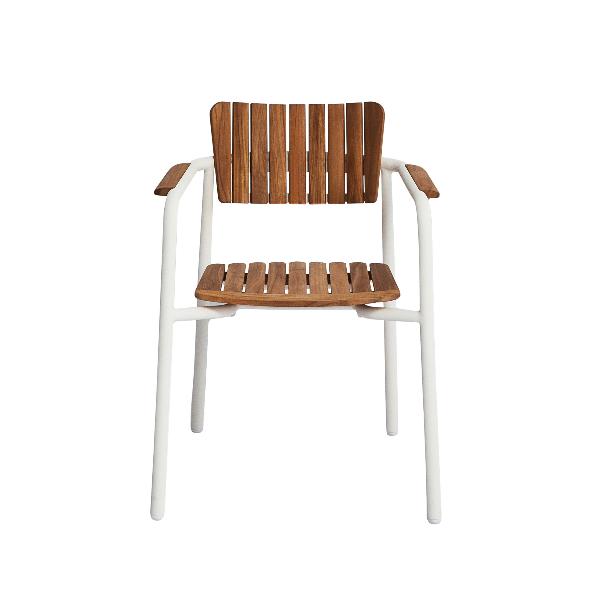 MINDO // MINDO 119 DINING CHAIR W ARMS | OFF WHITE