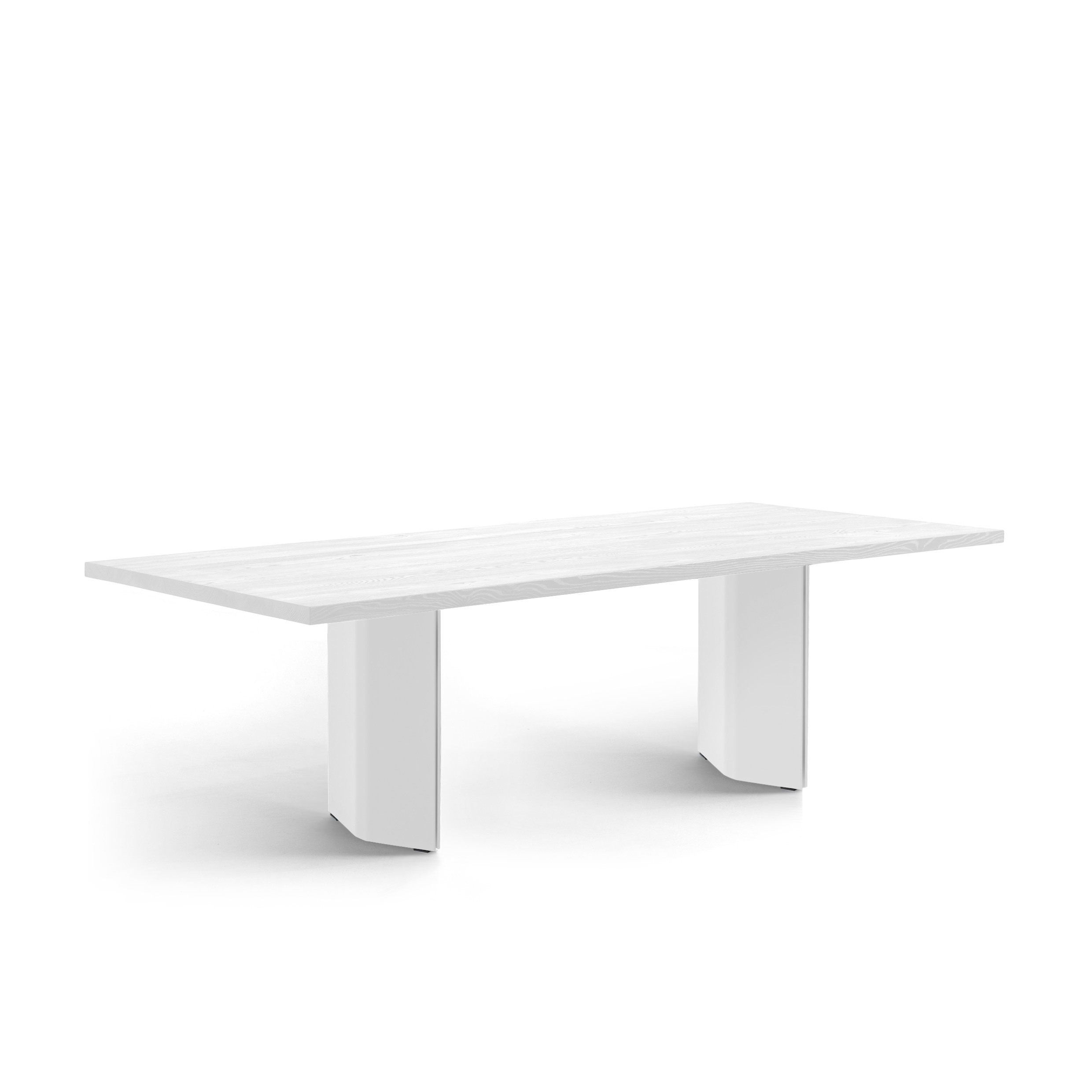 FORM EXCLUSIVE // FYNN - DINING TABLE | GERMAN OAK | WHITE OILED - DOUBLE WHITE - 240CM X 100CM X 4CM