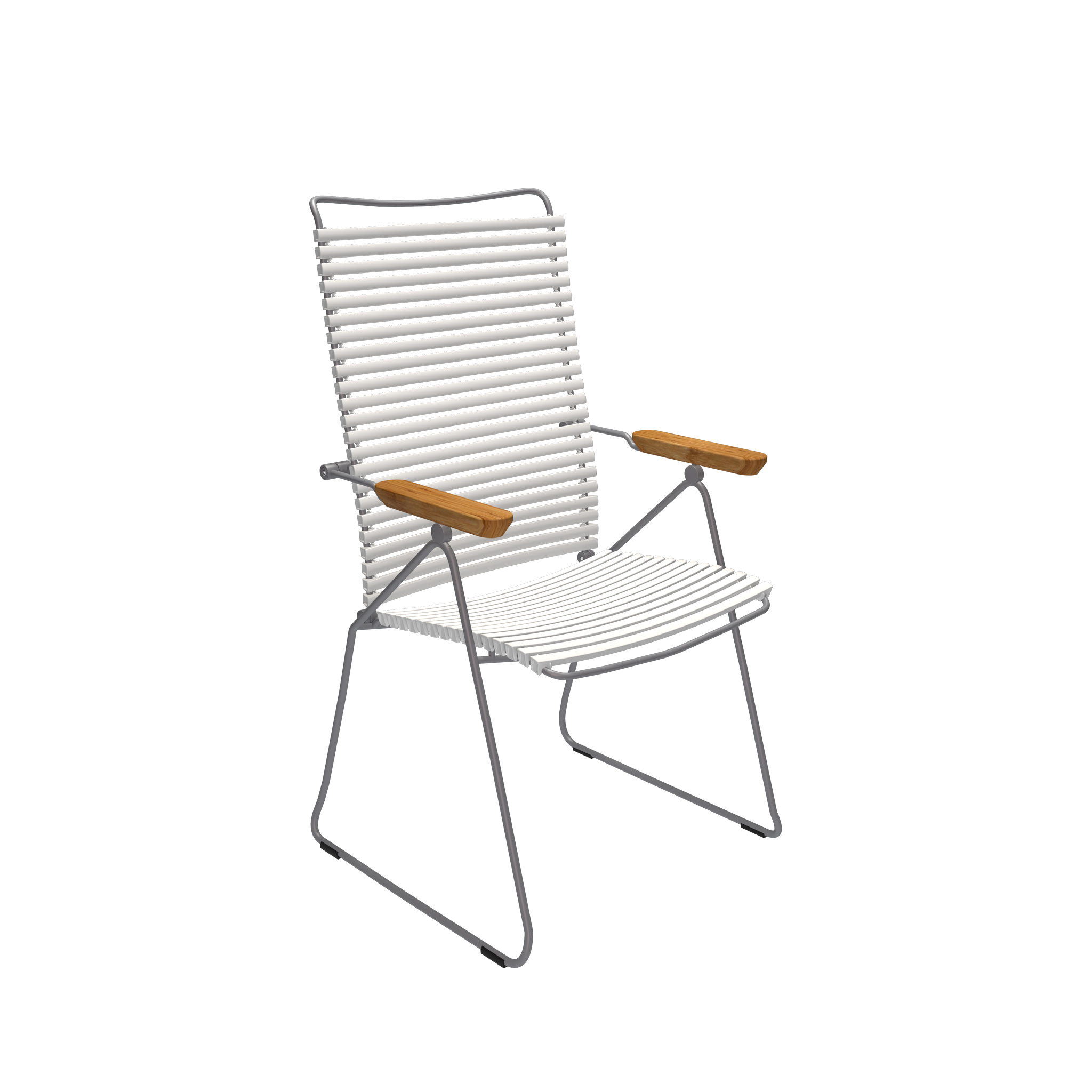 Houe // CLICK Position Chair - adjustable high-back chair, muted white