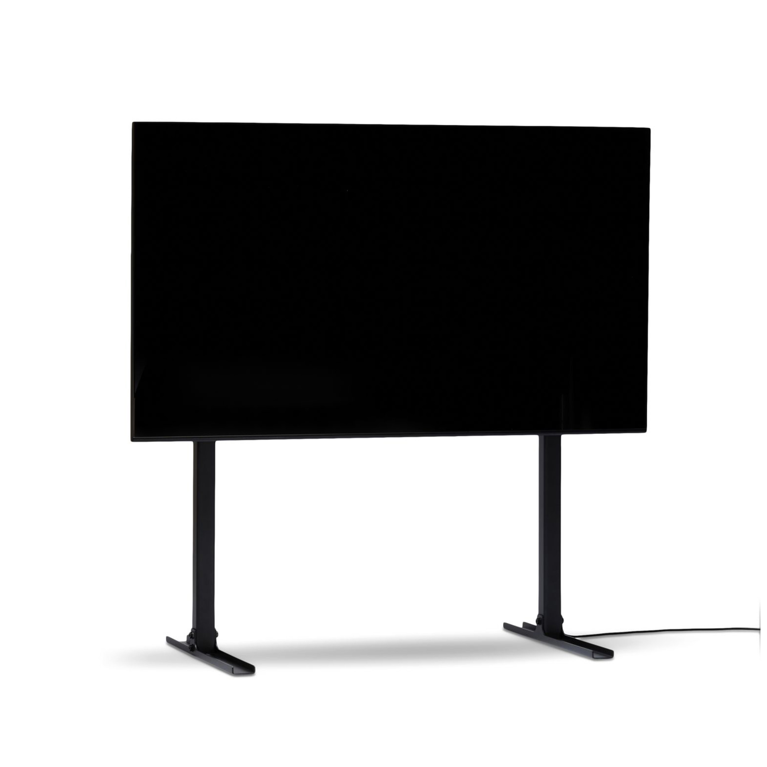 PEDESTAL // STRAIGHT TALL - TV STAND | CHARCOAL