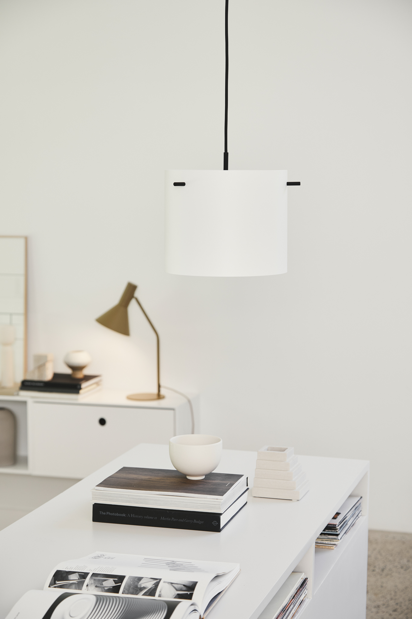 FRANDSEN // FM 1954 PENDANT Ø41 EU - PENDELLEUCHTE | MATT WHITE STRUCTURE