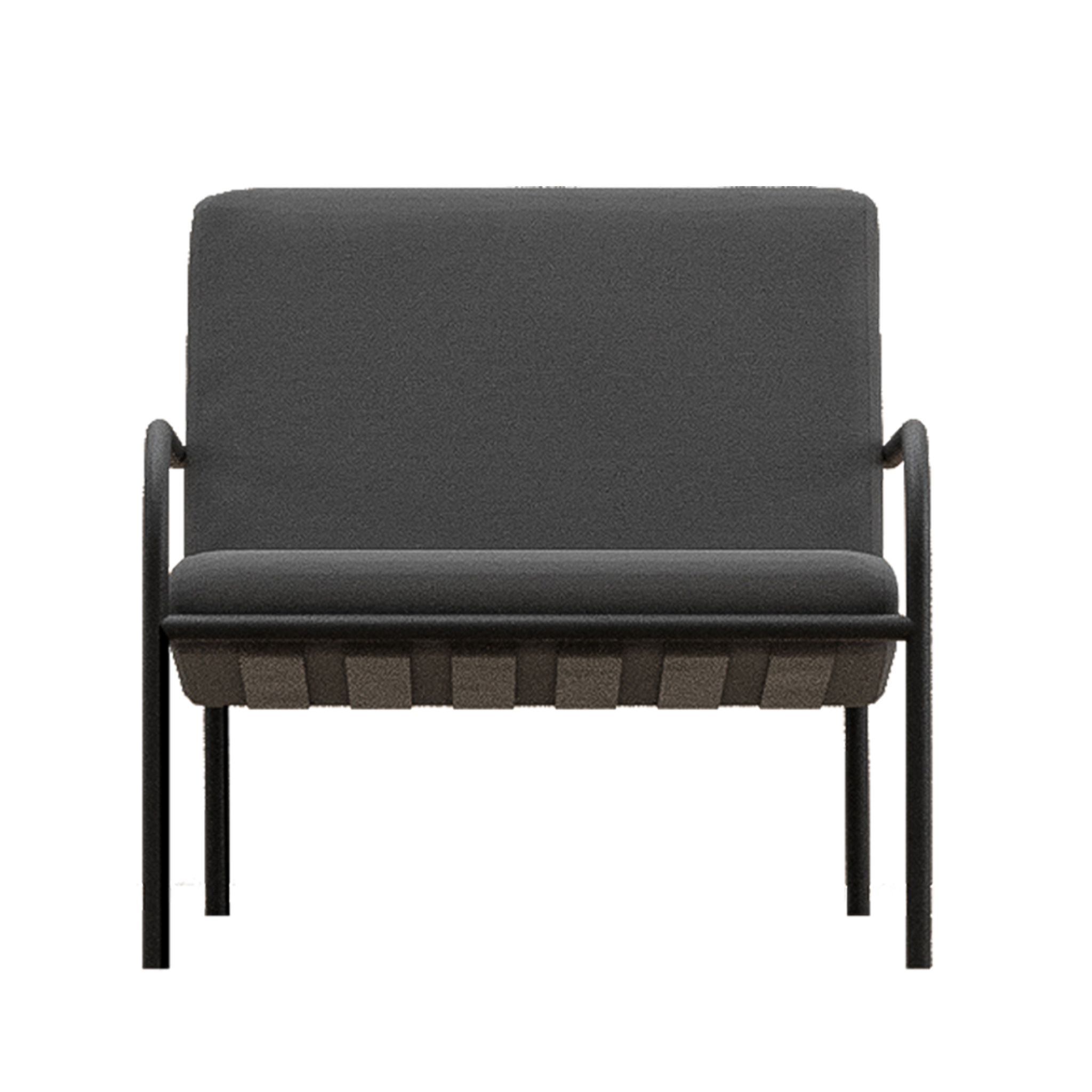 METALLBUDE // DIEGO - LOUNGE CHAIR | OUTDOOR | BLACK/GRAPHITE