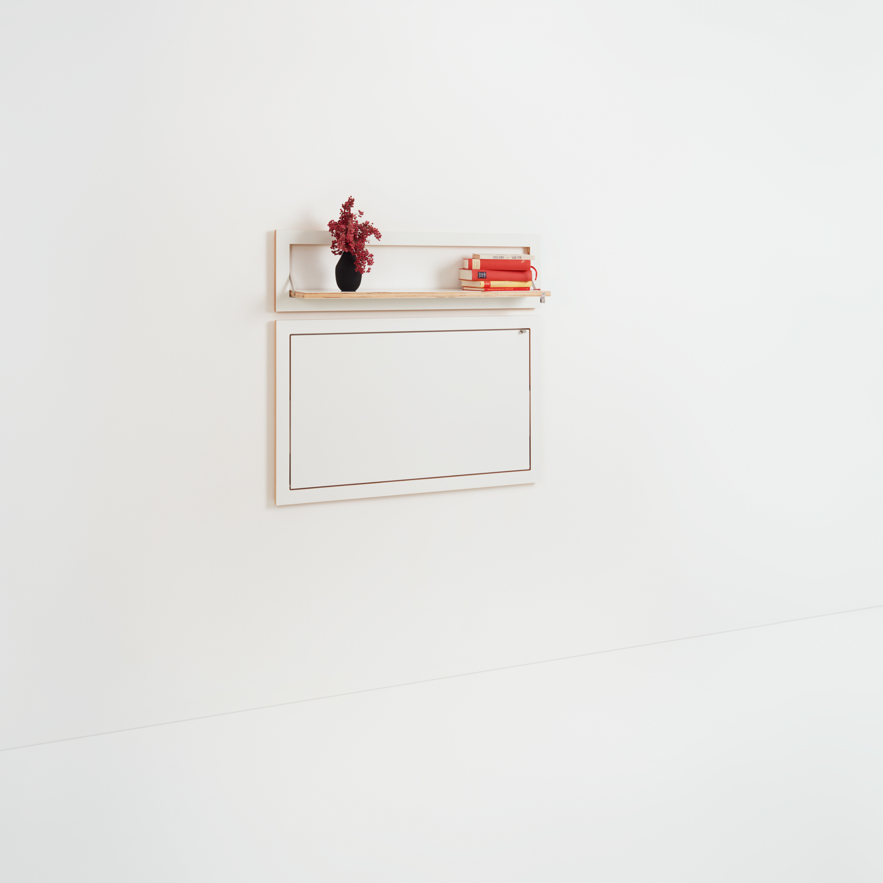 AMBIVALENZ // FLÄPPS - WALL DESK/SECRETARY | 100X60-1 | WHITE