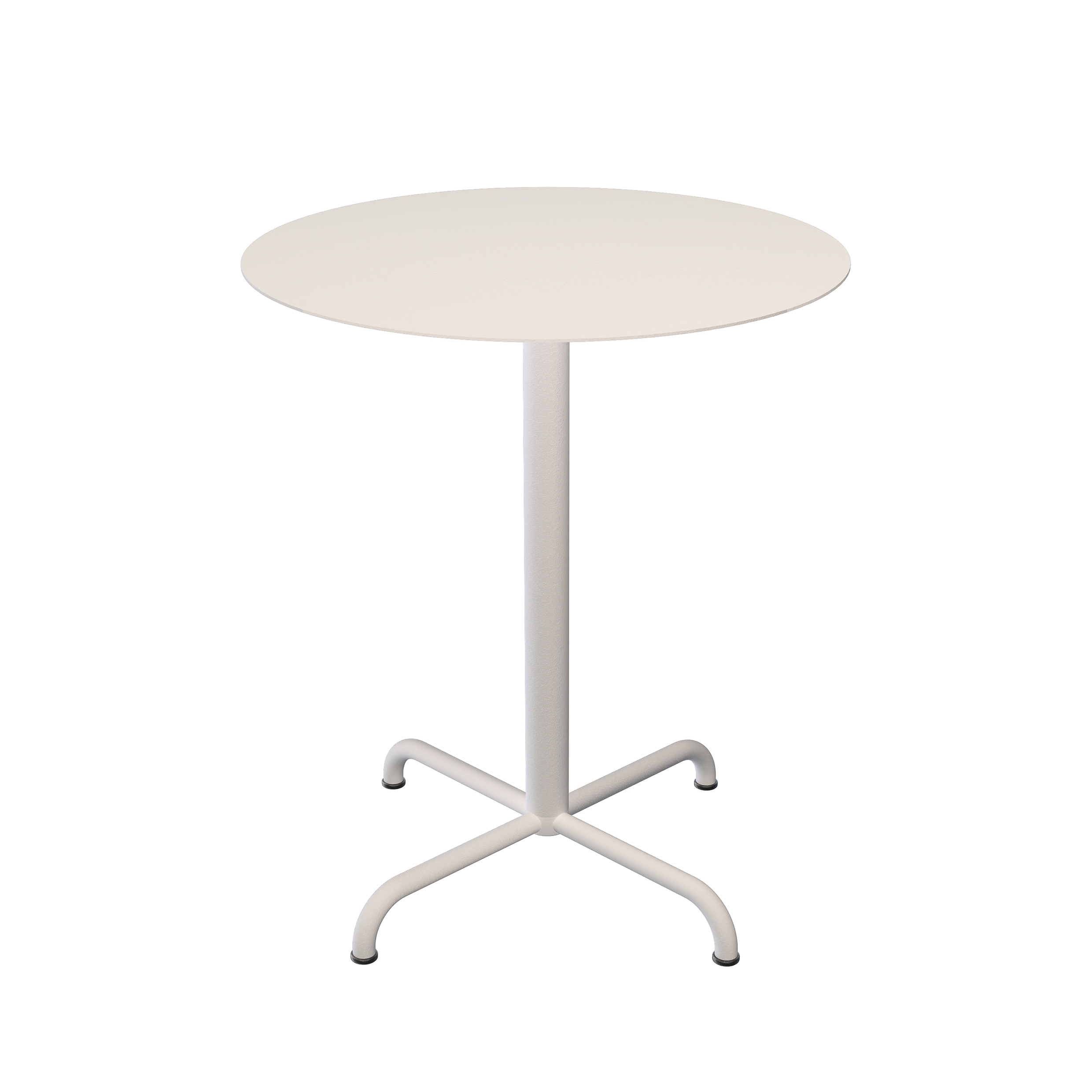 Houe // PICO Café Table - Bistro table, star base, Ø64cm, muted white