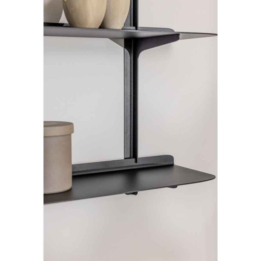 METALLBUDE // LINARA - WALL SHELF | BLACK | 3