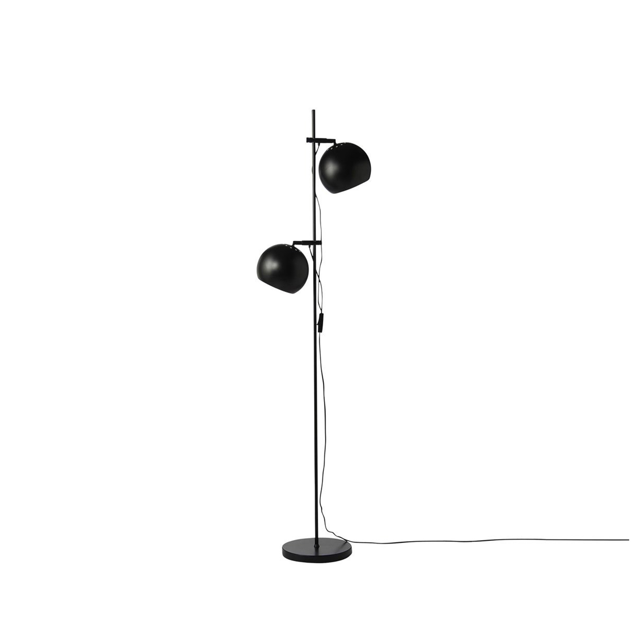 FRANDSEN // BALL DOUBLE FLOOR LAMP EU - MATT BLACK