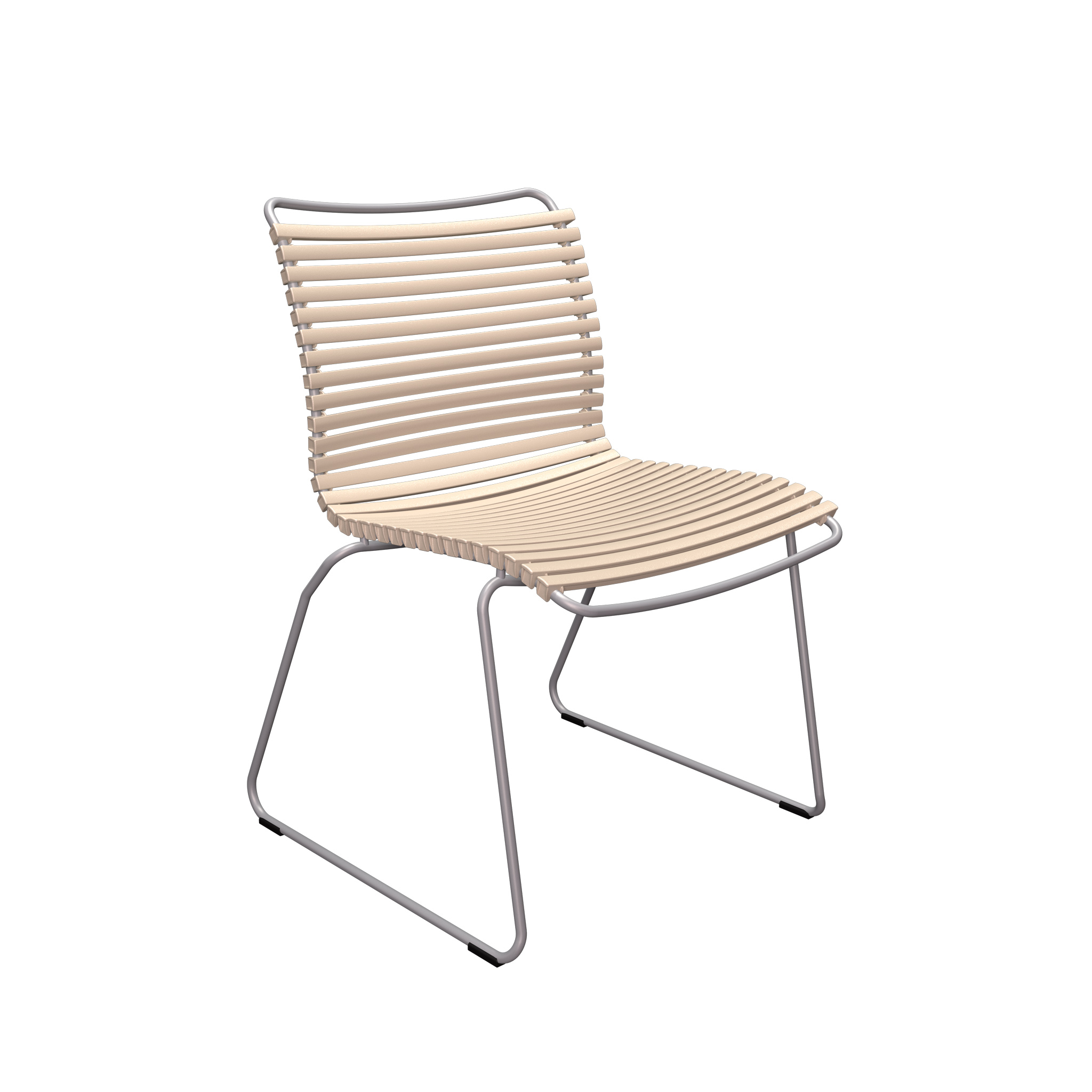 Houe // CLICK Dining Chair - garden chair without armrests, beige