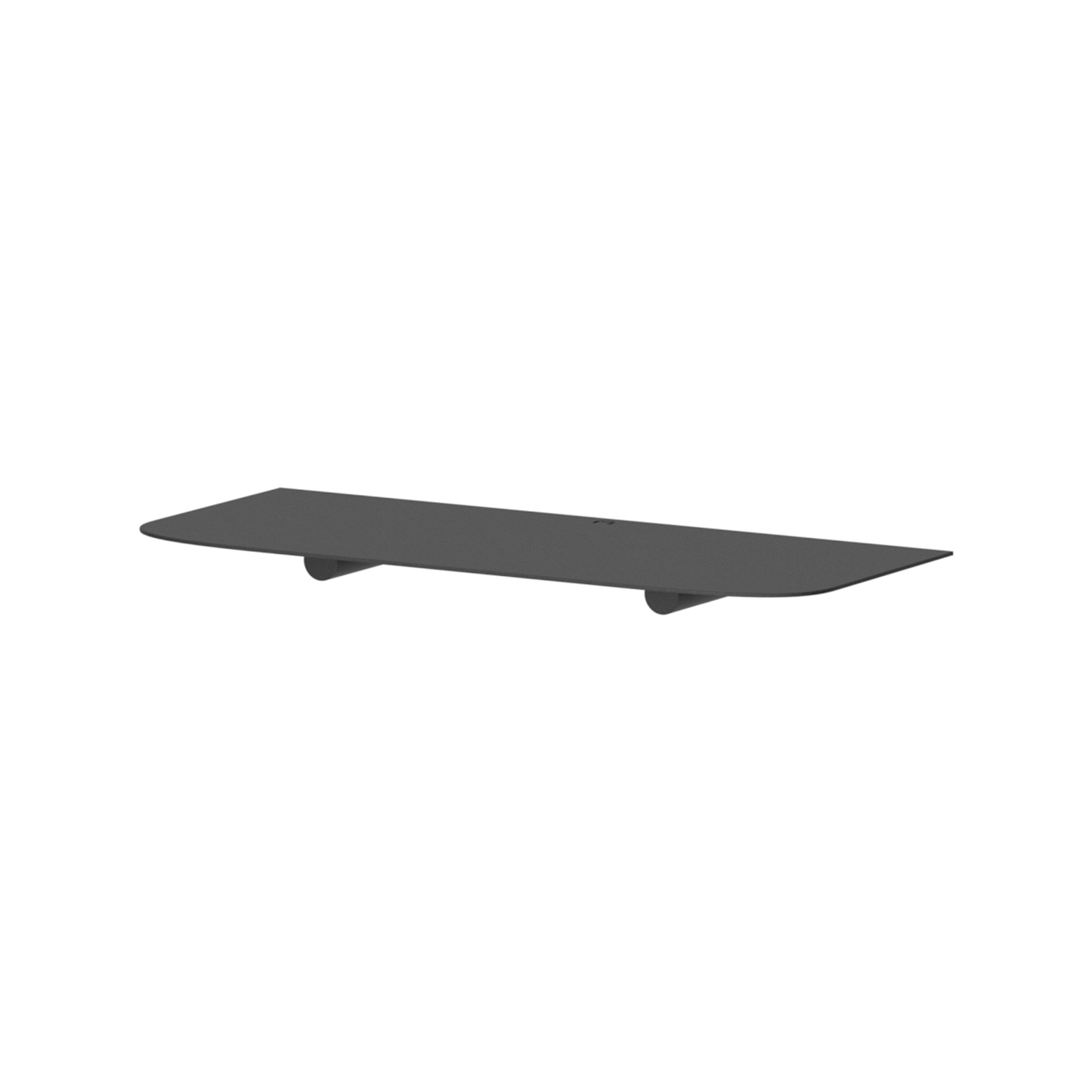 METALLBUDE // LENN - WALL SHELF | BLACK | S