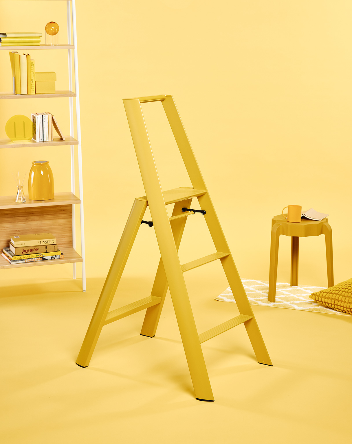 METAPHYS // LUCANO 3 STEP - STEP LADDER | 3-STEP | MUSTARD YELLOW