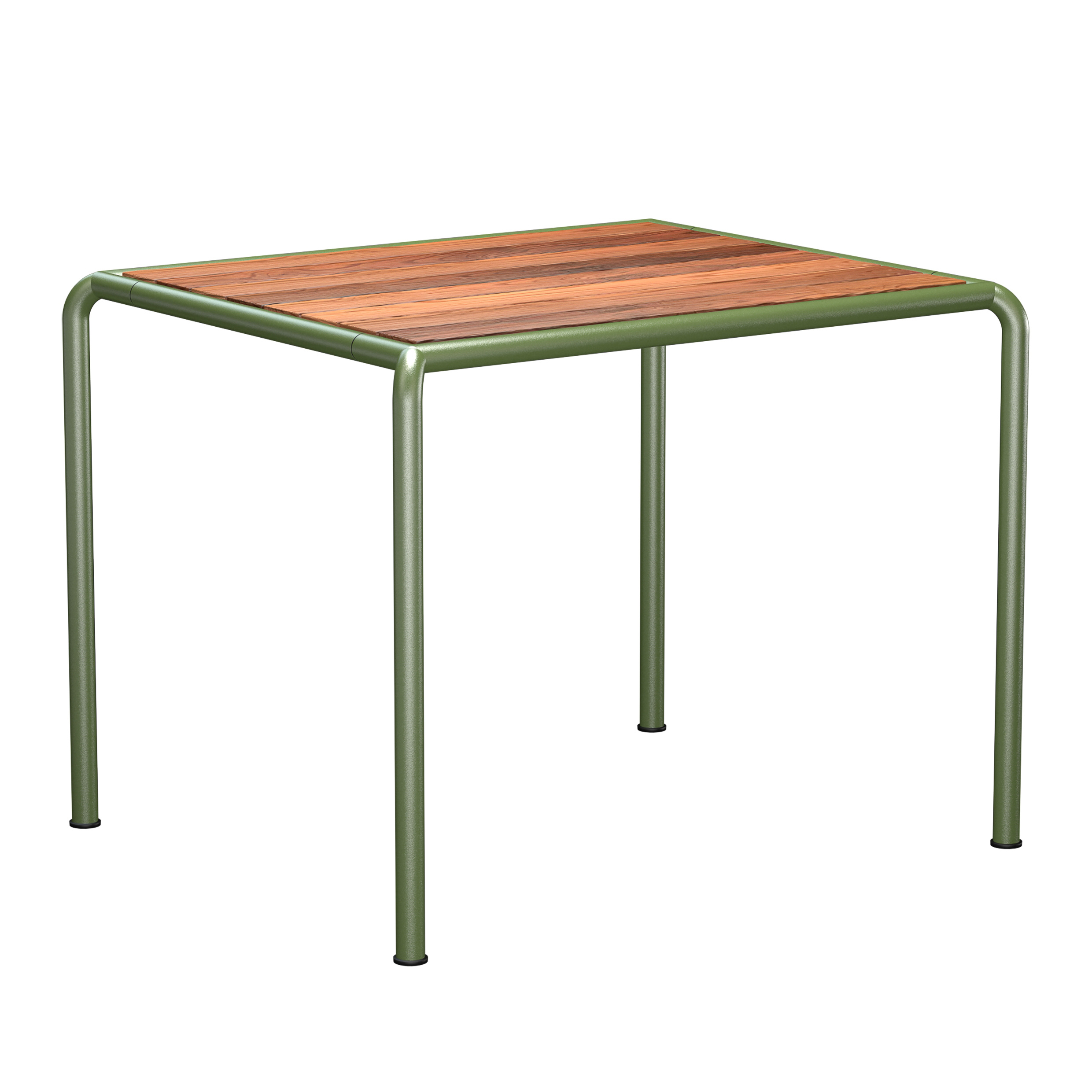 Houe // AVANTI Dining table - Outdoor dining table, 83x98cm, ash / olive green