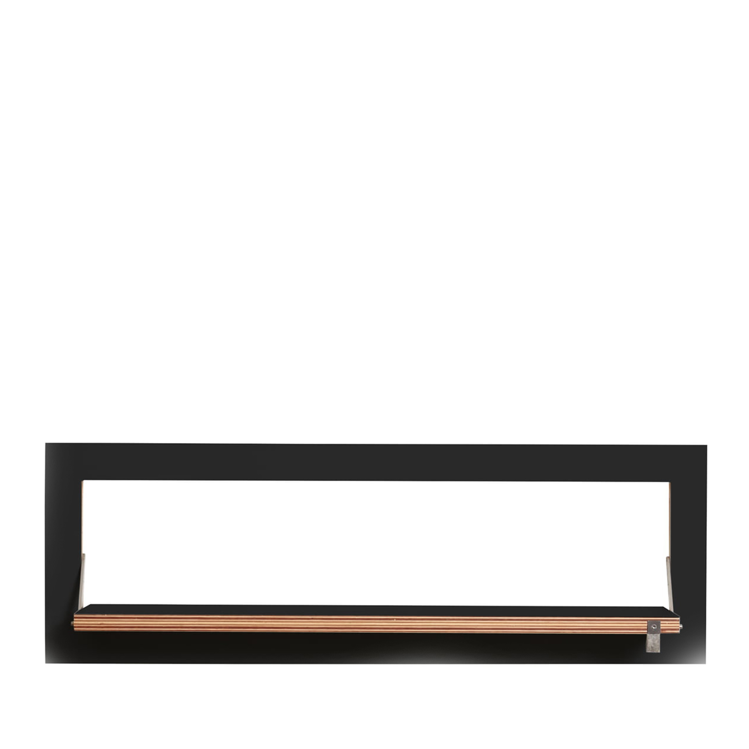 AMBIVALENZ // FLÄPPS - SHELF | 80X27-1 | BLACK