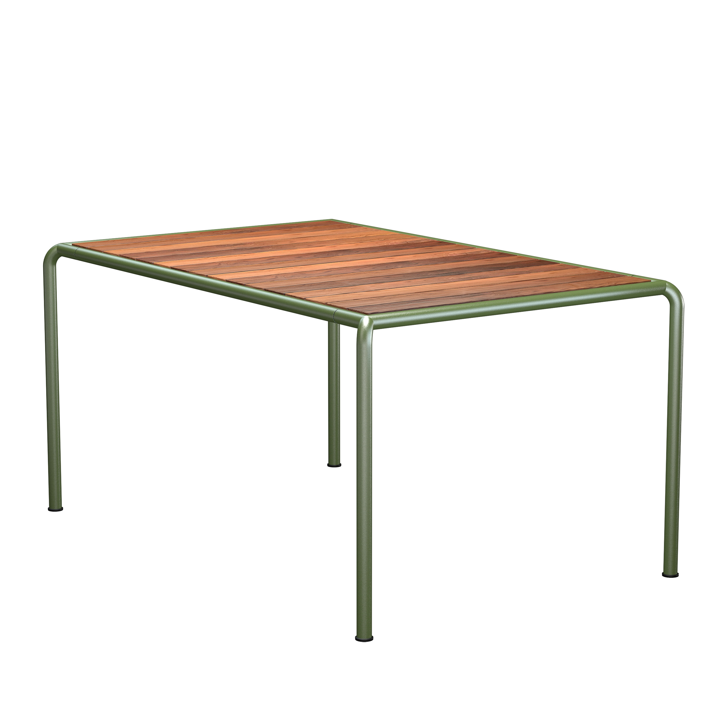 Houe // AVANTI Dining table - Outdoor dining table, 153x98cm, Thermo ash / Olive green