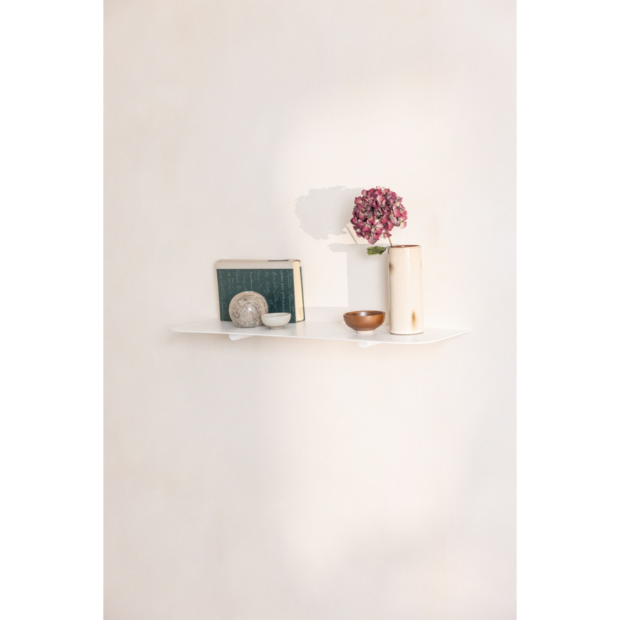 METALLBUDE // LENN - WALL SHELF | WHITE | L